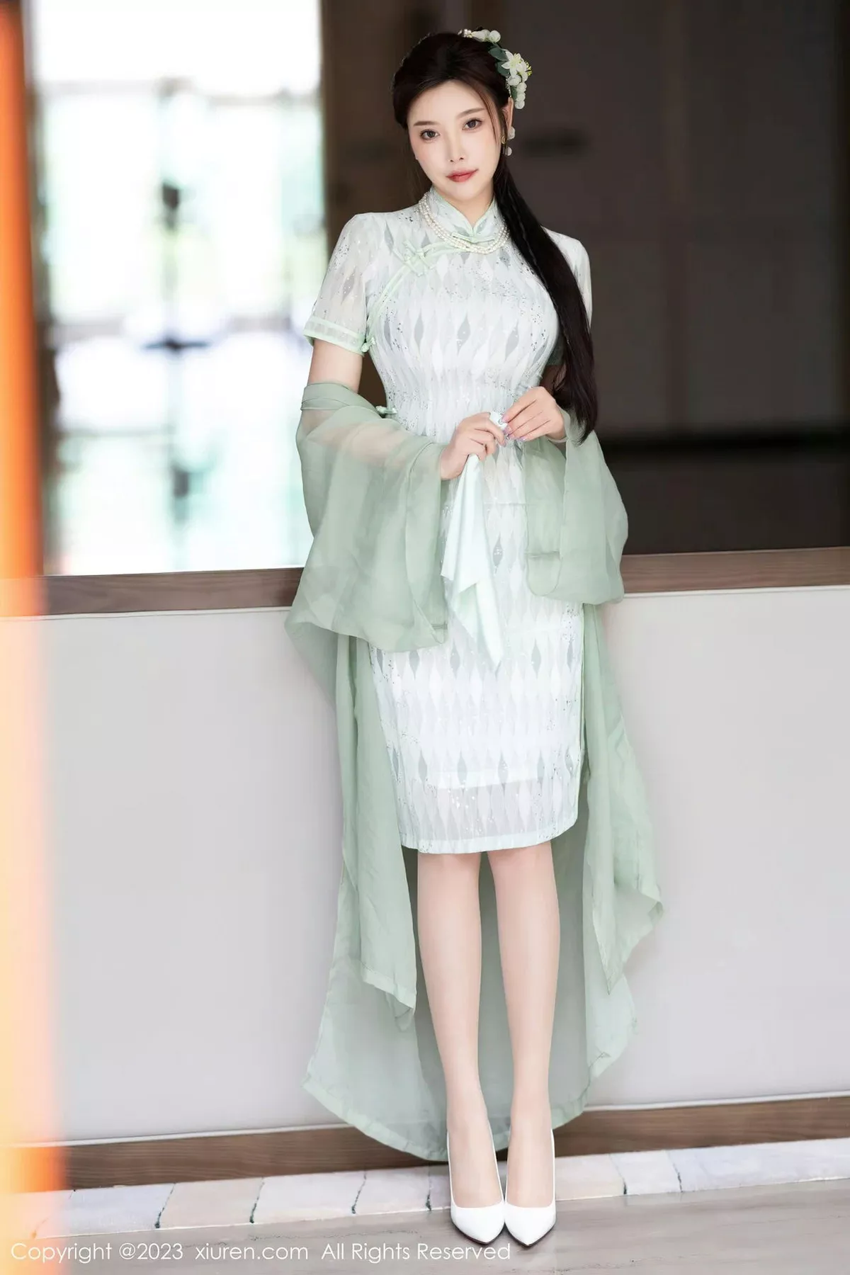 [XiuRen秀人网] 2023.06.27 No.6983 杨晨晨Yome 旗袍美腿 [84P] NO.8