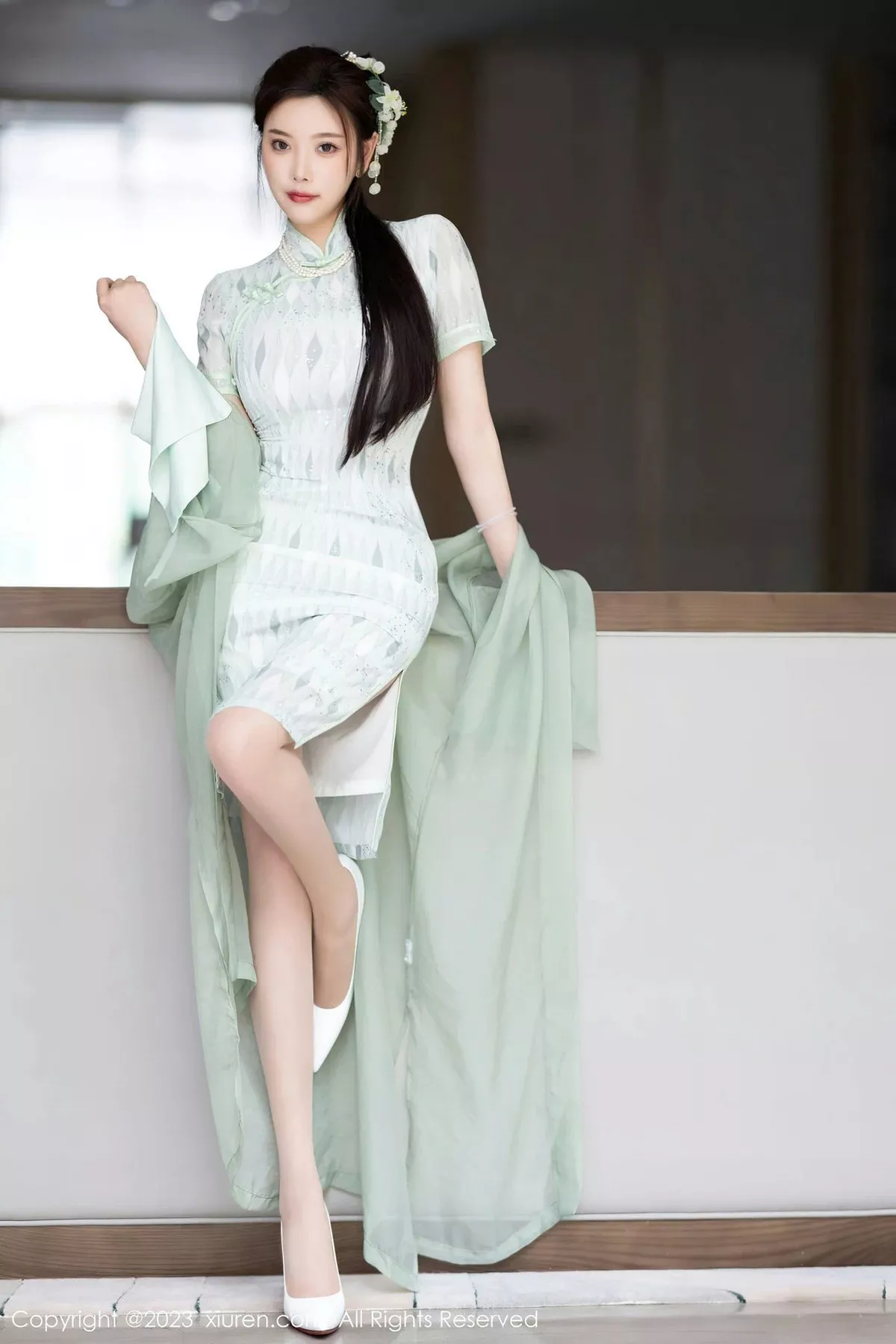 [XiuRen秀人网] 2023.06.27 No.6983 杨晨晨Yome 旗袍美腿 [84P] NO.11