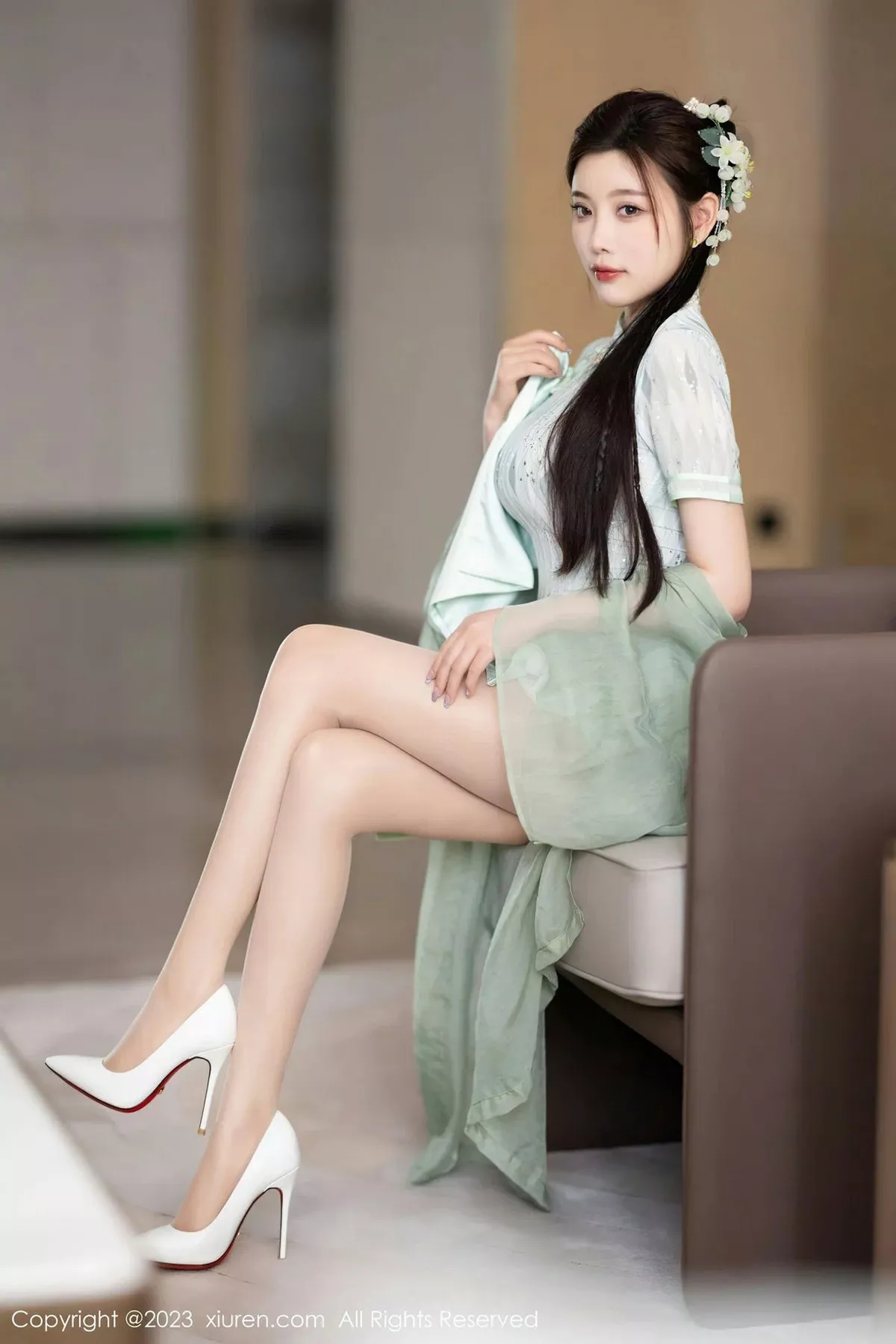 [XiuRen秀人网] 2023.06.27 No.6983 杨晨晨Yome 旗袍美腿 [84P] NO.12