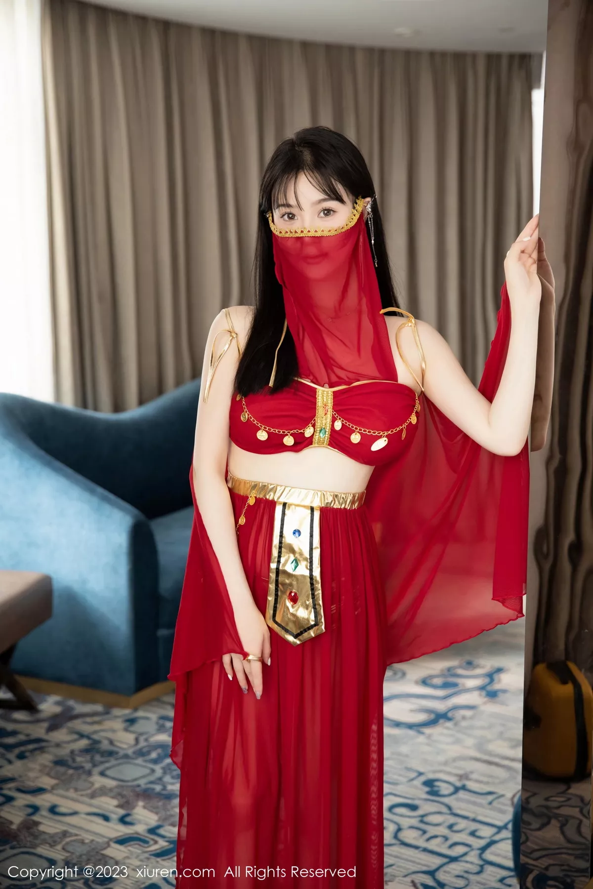 [XiuRen秀人网] 2023.07.19 No.7103 柚琪Rich 西域舞服 [74P] NO.12