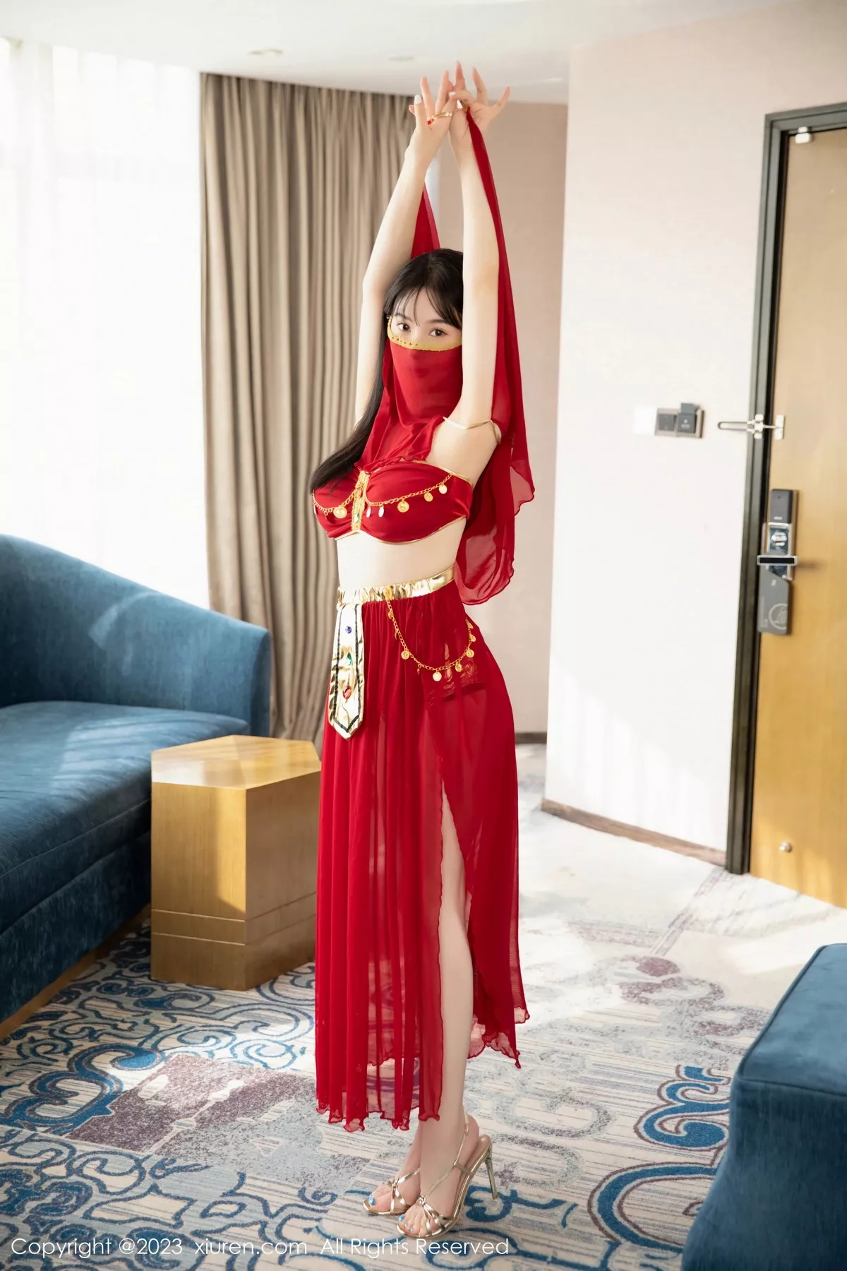 [XiuRen秀人网] 2023.07.19 No.7103 柚琪Rich 西域舞服 [74P] NO.3