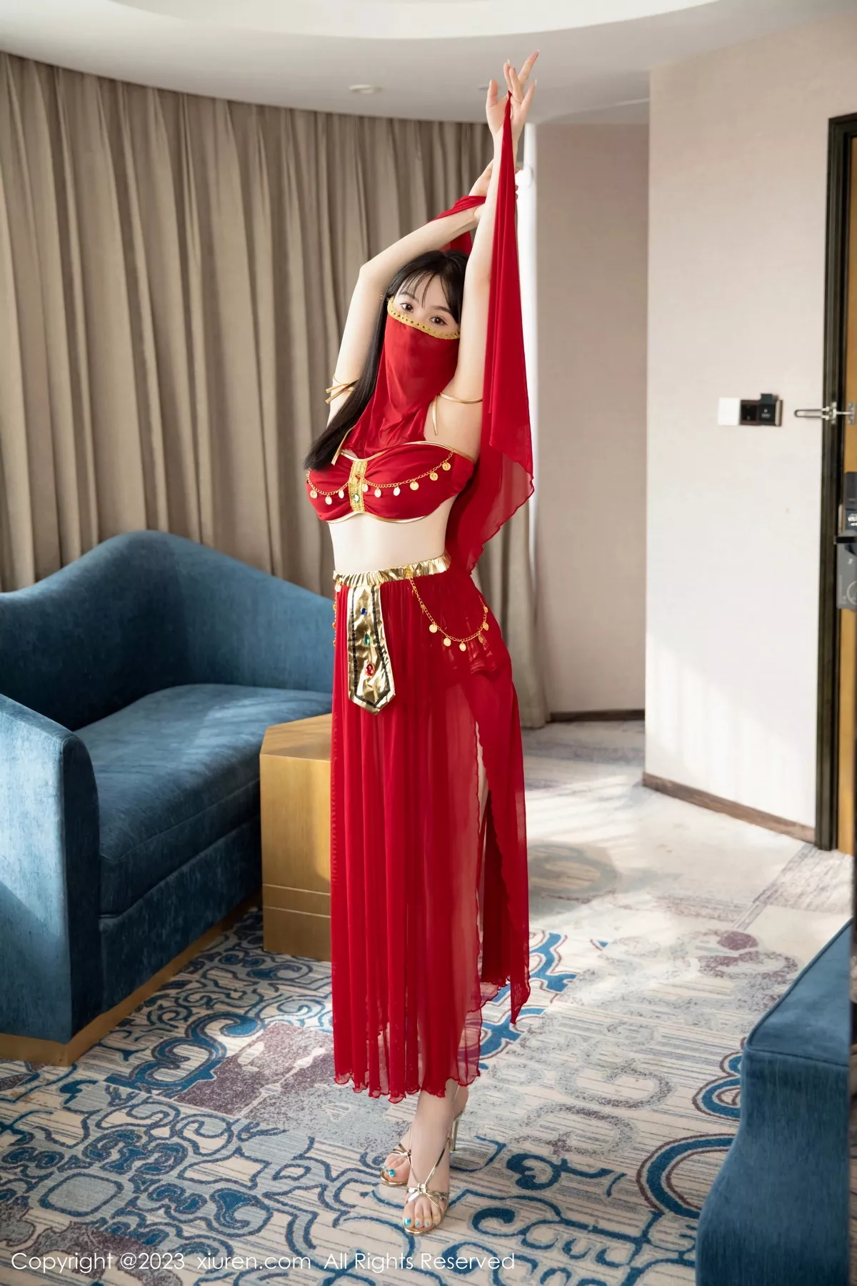 [XiuRen秀人网] 2023.07.19 No.7103 柚琪Rich 西域舞服 [74P] NO.4