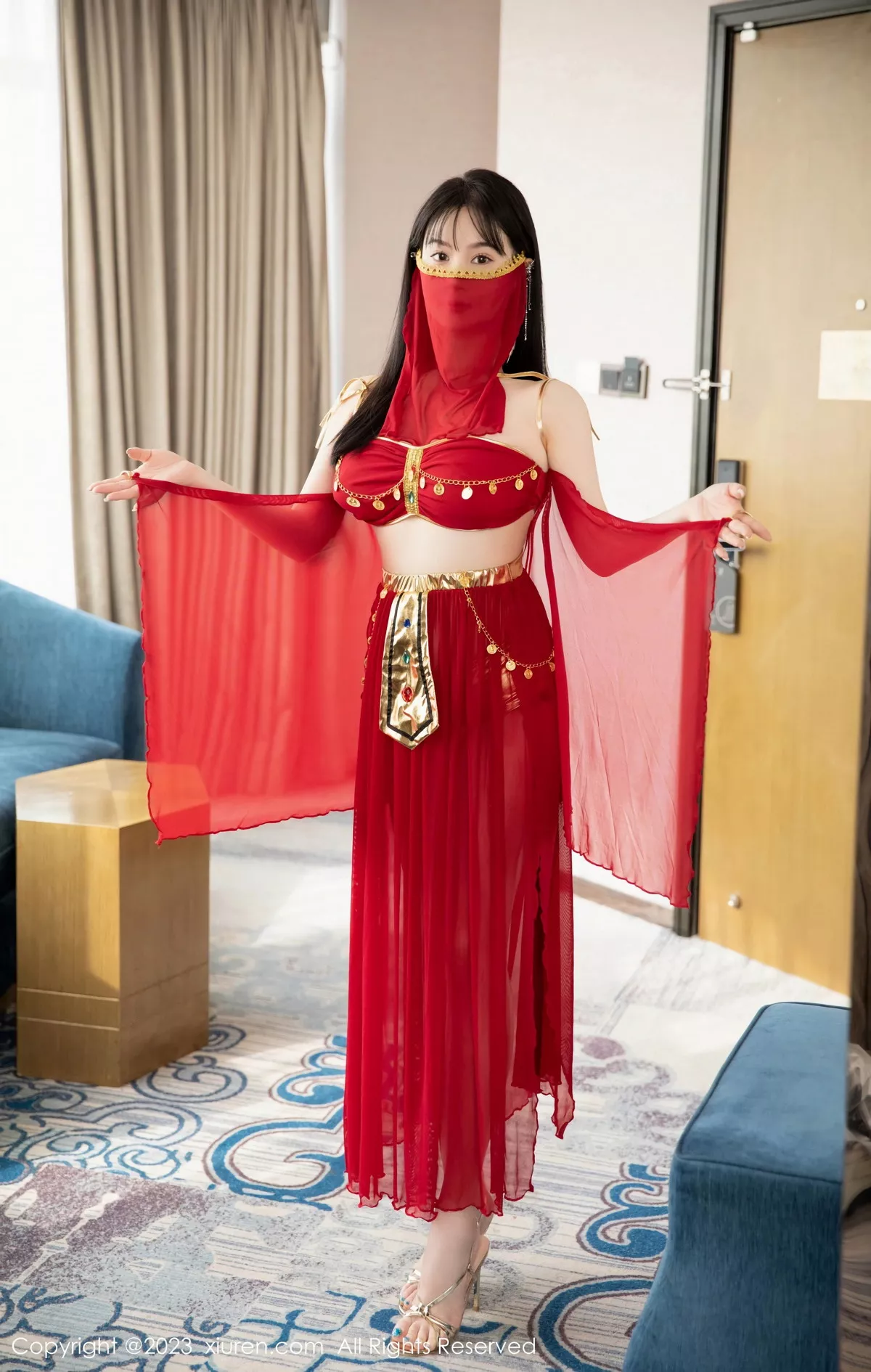 [XiuRen秀人网] 2023.07.19 No.7103 柚琪Rich 西域舞服 [74P] NO.1