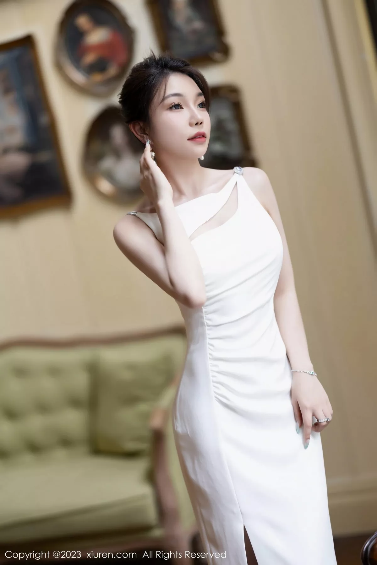 [XiuRen秀人网] 2023.07.28 No.7155 徐莉芝Booty 长裙美腿 [90P] NO.5