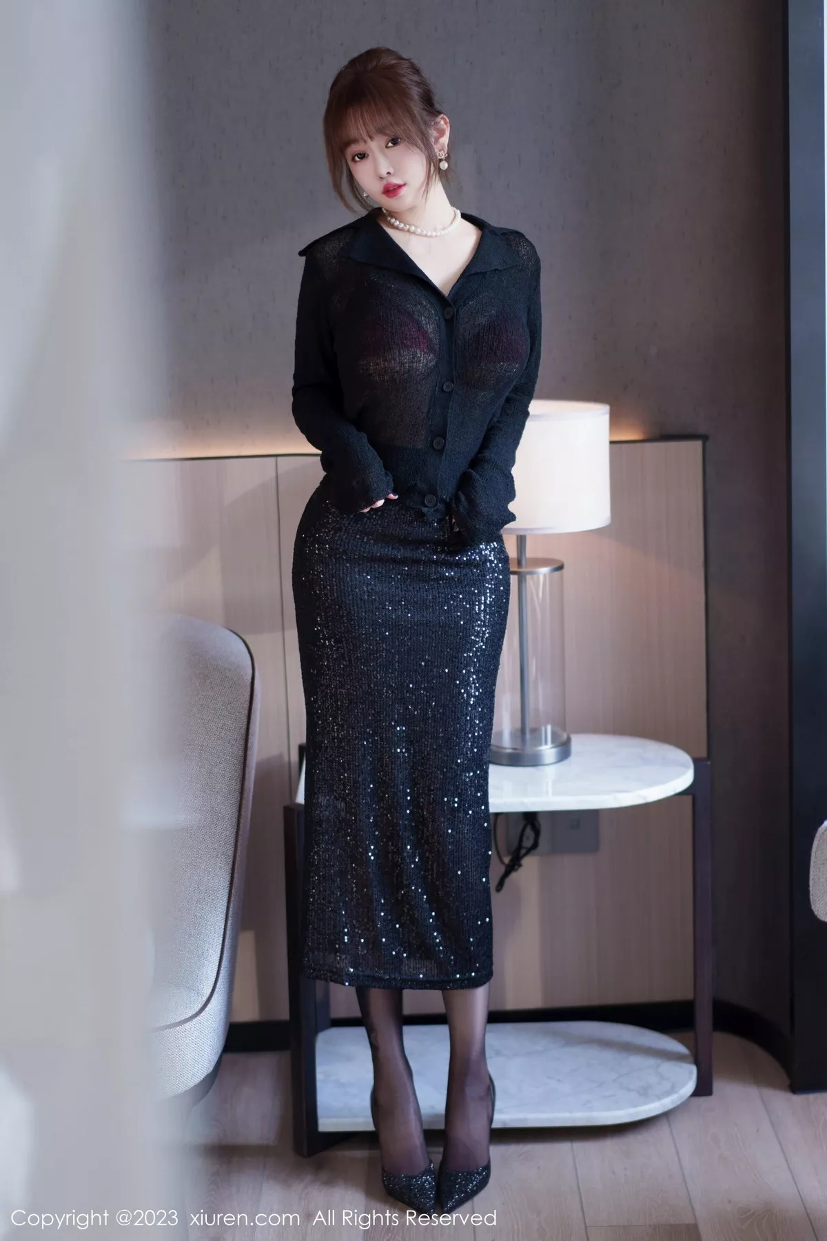 [XiuRen秀人网] 2023.07.28 No.7156 王雨纯 黑丝美臀 [75P] NO.4