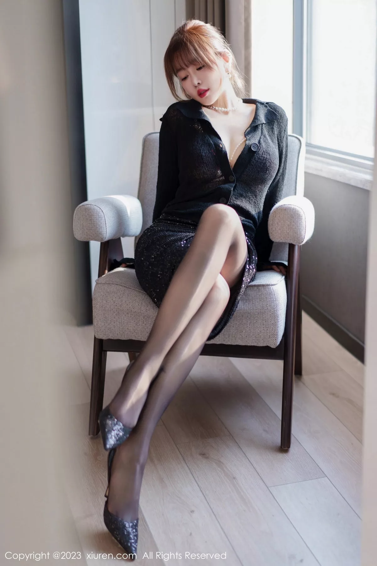 [XiuRen秀人网] 2023.07.28 No.7156 王雨纯 黑丝美臀 [75P] NO.10