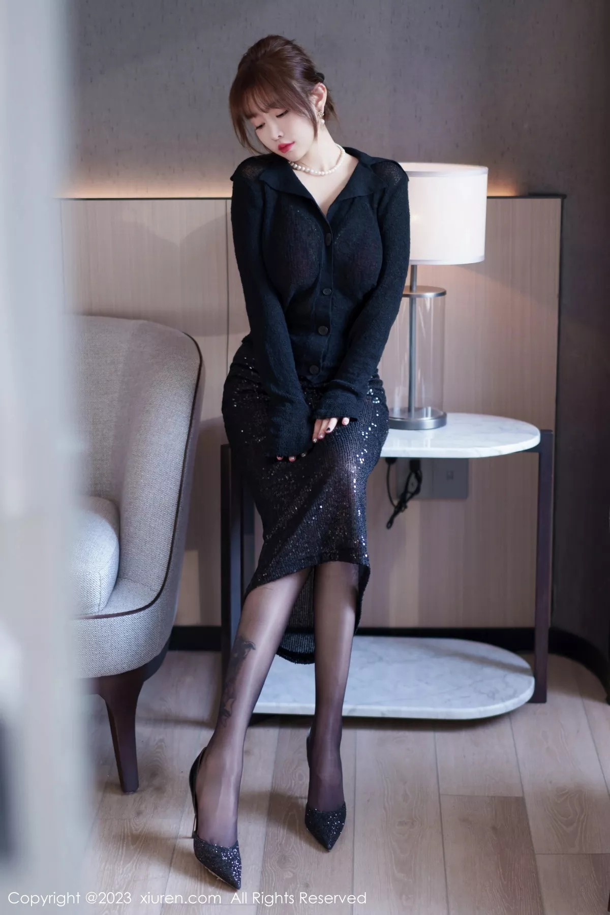 [XiuRen秀人网] 2023.07.28 No.7156 王雨纯 黑丝美臀 [75P] NO.6