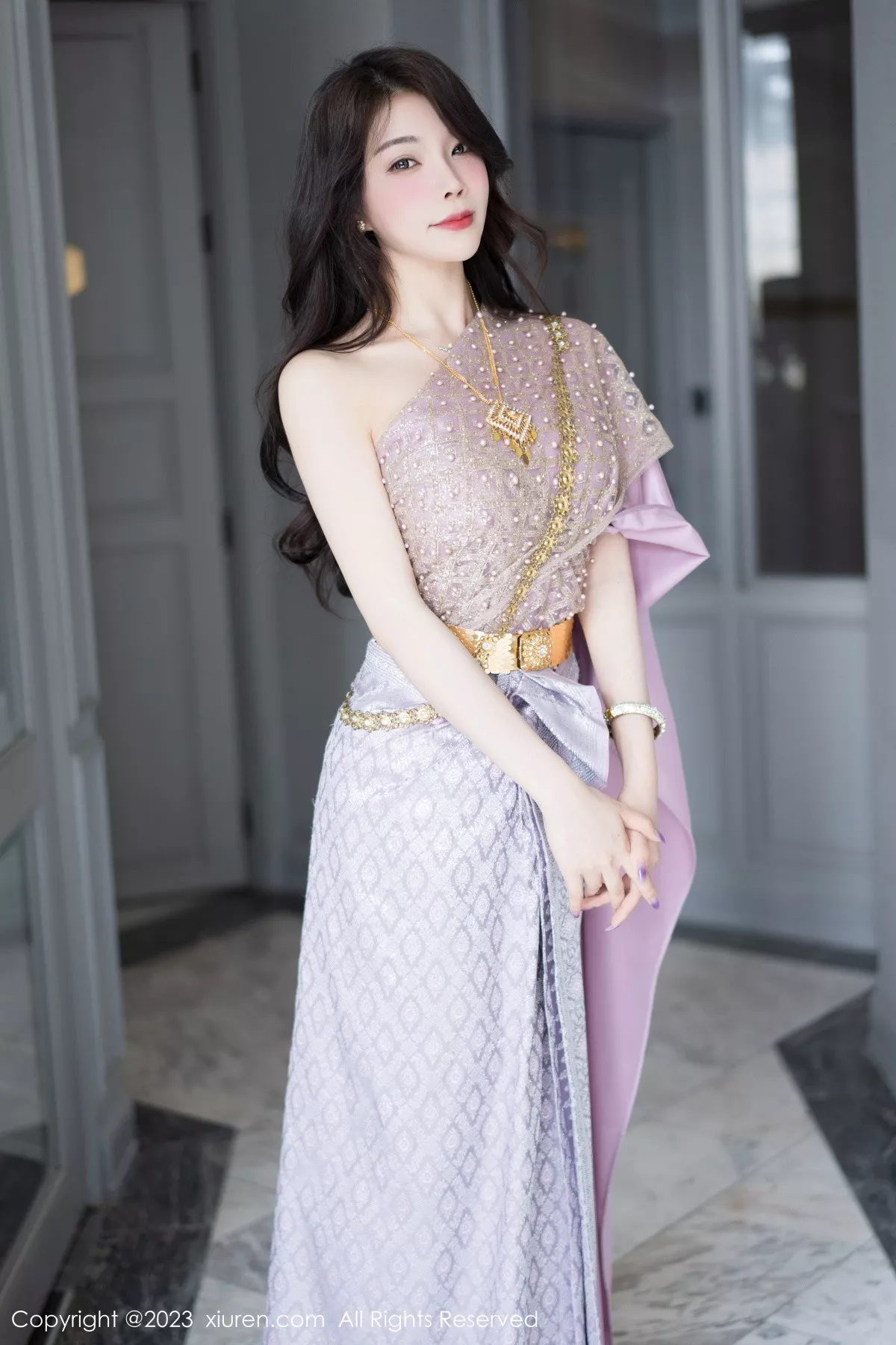 [XiuRen秀人网] 2023.07.31 No.7164 徐莉芝Booty 长裙美腿 [66P] NO.4