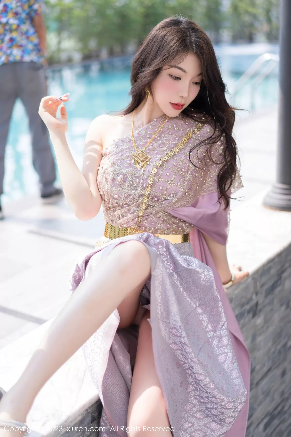 [XiuRen秀人网] 2023.07.31 No.7164 徐莉芝Booty 长裙美腿 [66P] NO.8