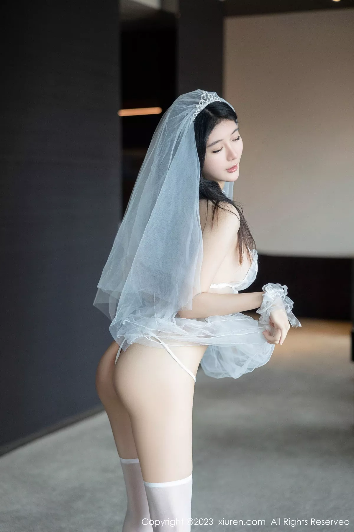 [XiuRen秀人网] 2023.07.31 No.7165 幼幼 婚纱丝袜 [89P] NO.3