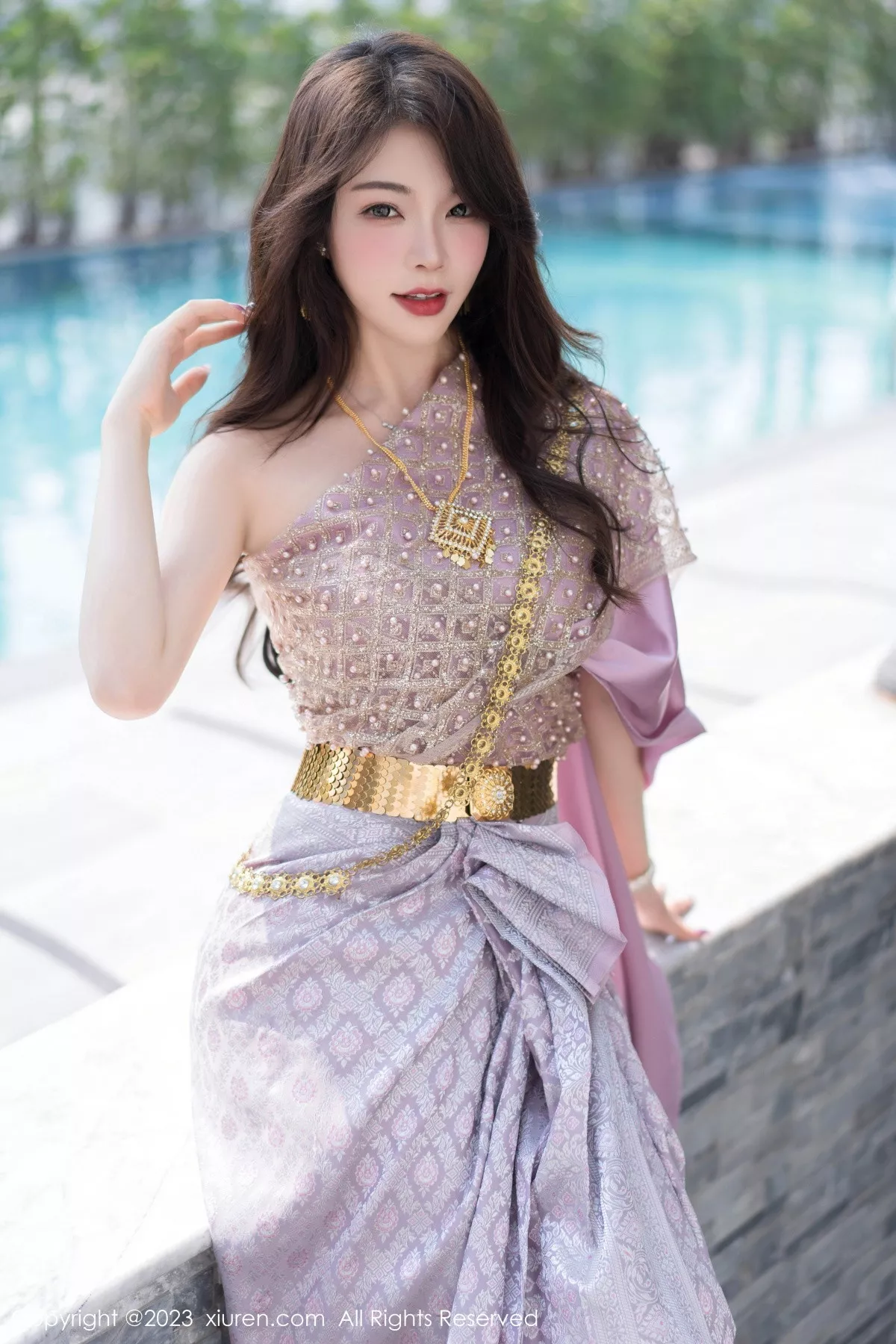 [XiuRen秀人网] 2023.07.31 No.7164 徐莉芝Booty 长裙美腿 [66P] NO.7