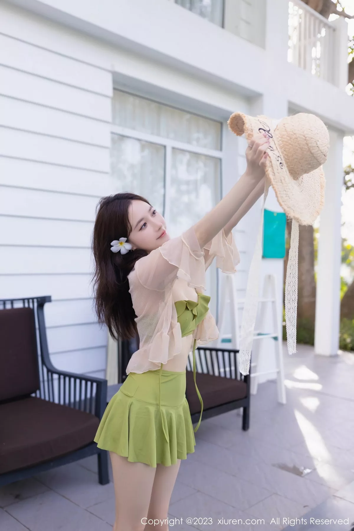 [XiuRen秀人网] 2023.08.04 No.7189 鱼子酱Fish 户外美腿 [80P] NO.4