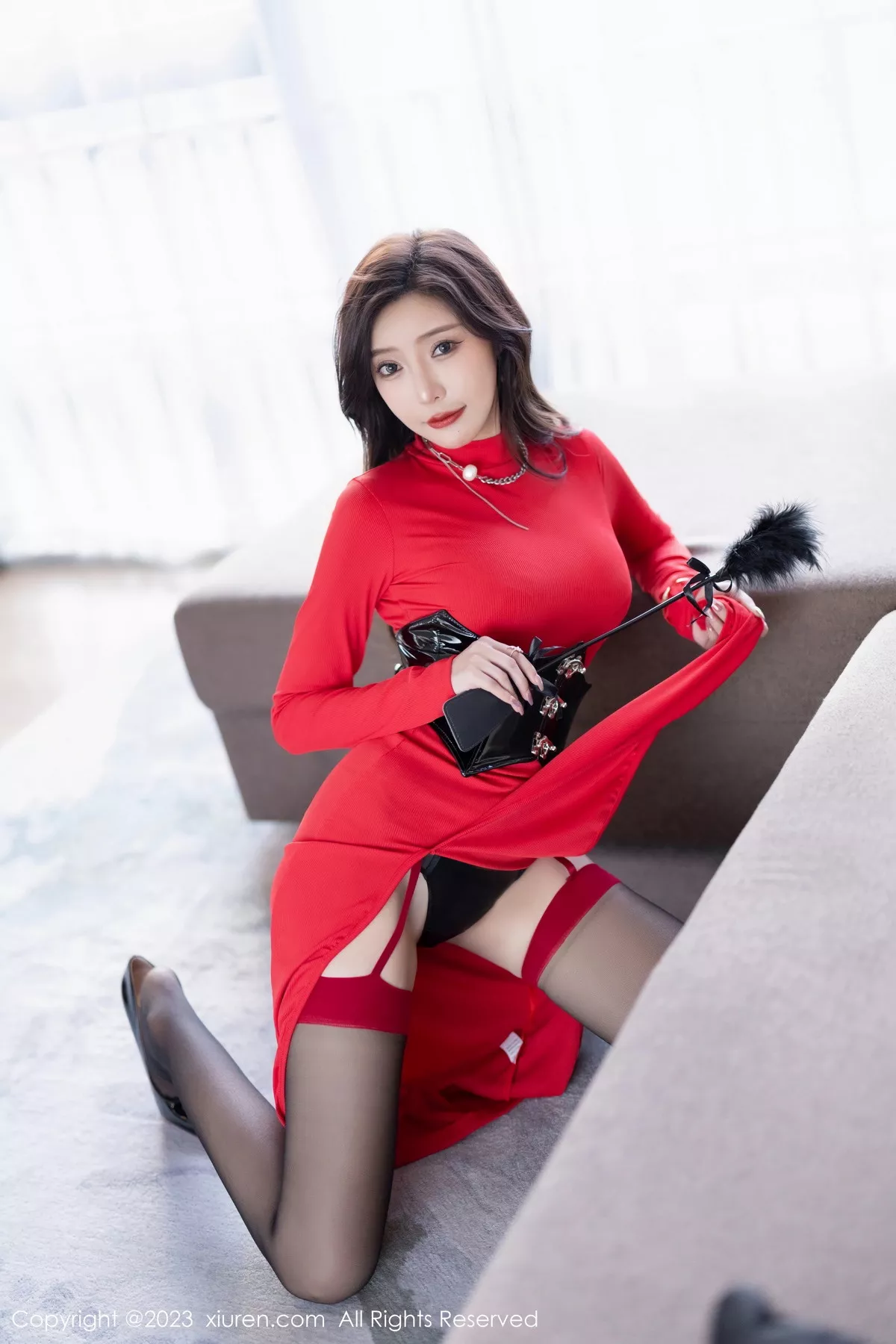 [XiuRen秀人网] 2023.08.04 No.7190 王馨瑶yanni 黑丝美腿 [91P] NO.10