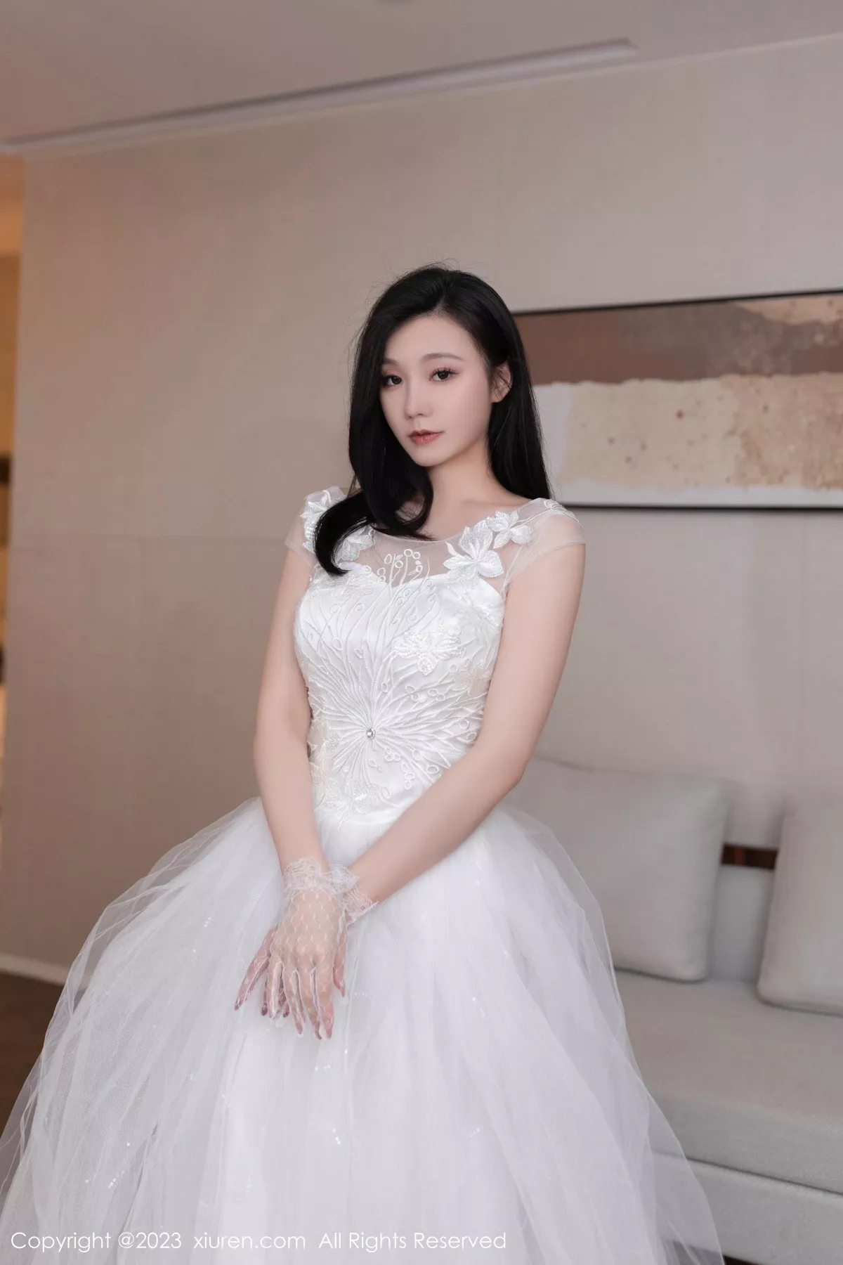 [XiuRen秀人网] 2023.08.08 No.7201 安然anran 婚纱美腿 [79P] NO.4