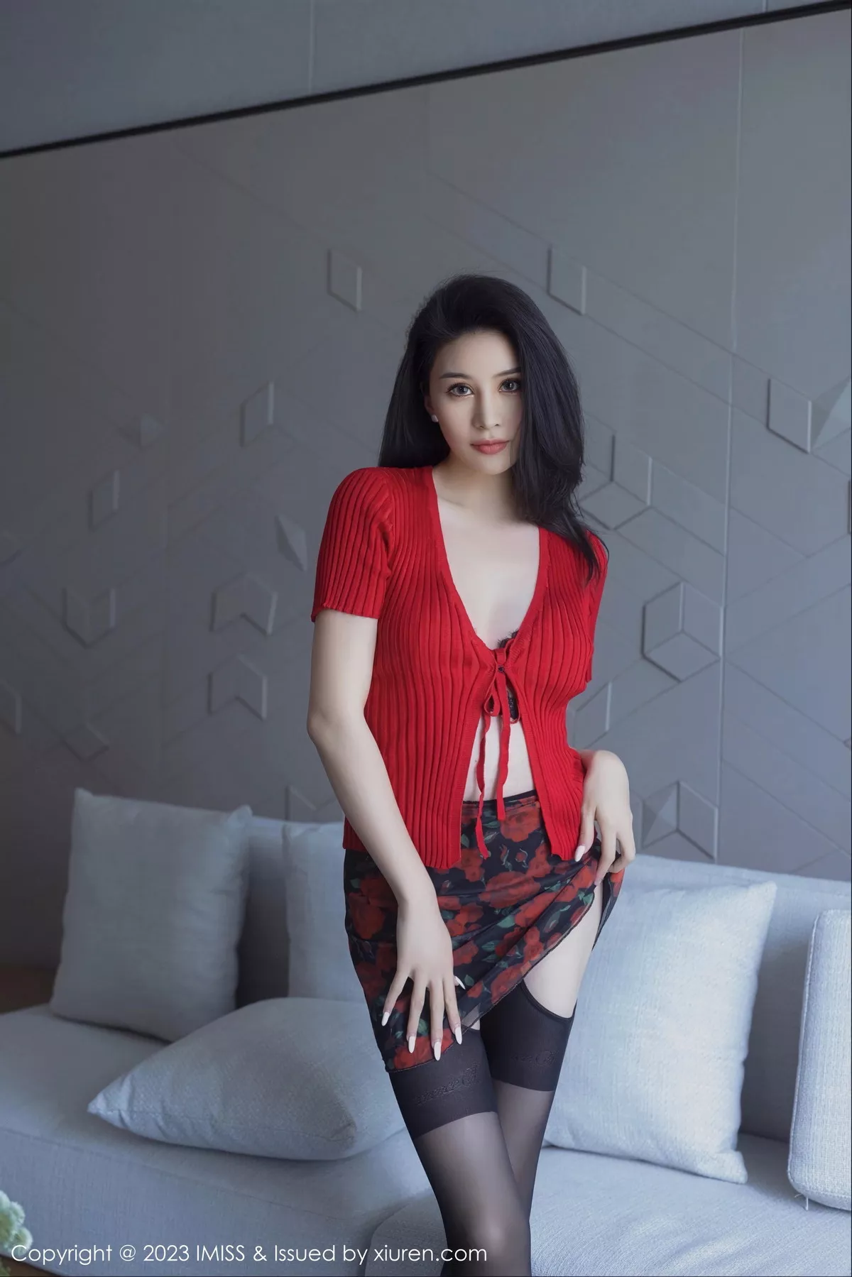 [IMISS爱蜜社] 2023.08.08 VOL.740 Jermy 黑丝美腿 [40P] NO.8