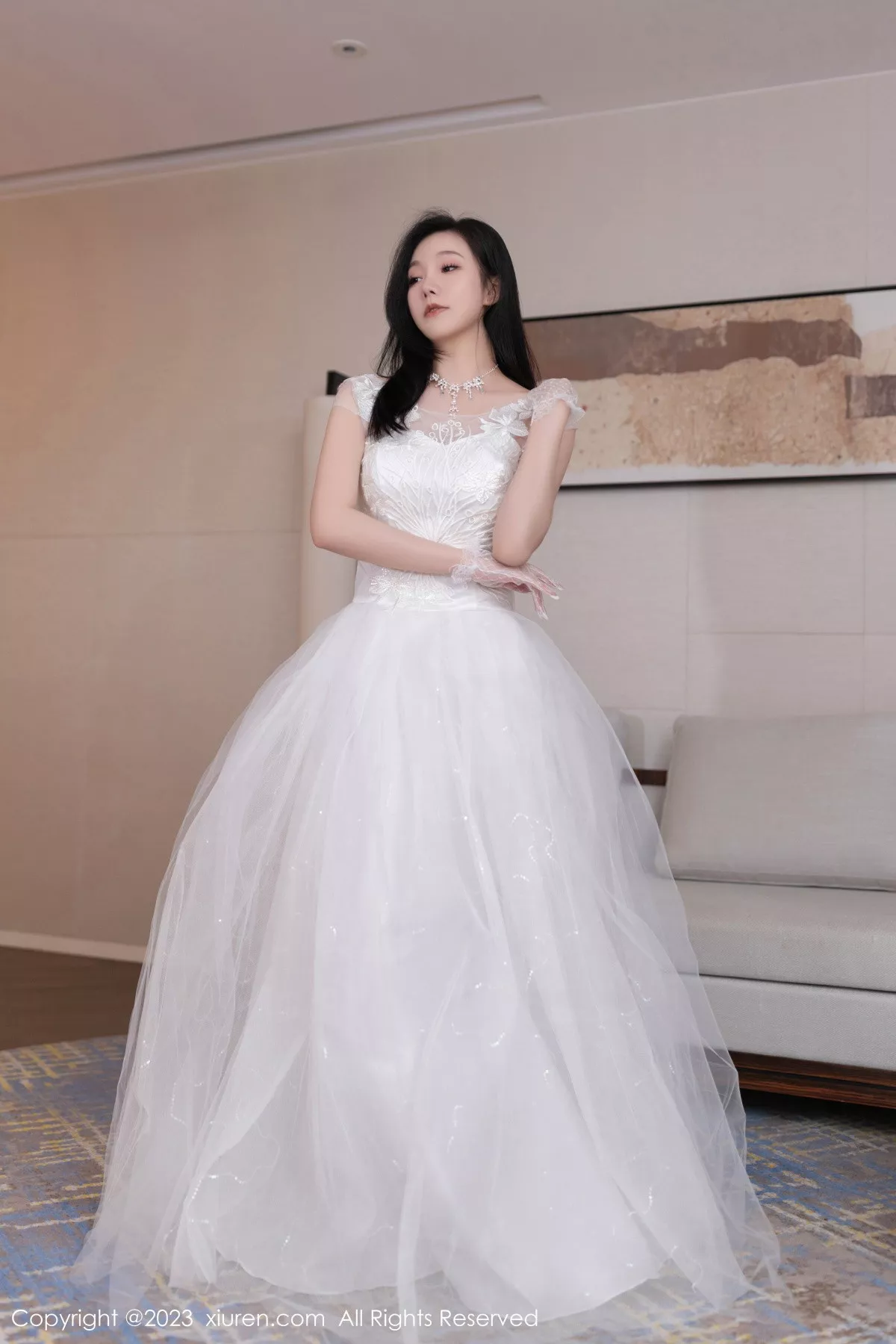 [XiuRen秀人网] 2023.08.08 No.7201 安然anran 婚纱美腿 [79P] NO.8