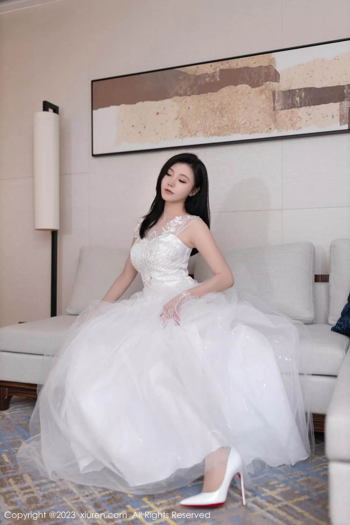 [XiuRen秀人网] 2023.08.08 No.7201 安然anran 婚纱美腿 [79P] NO.6