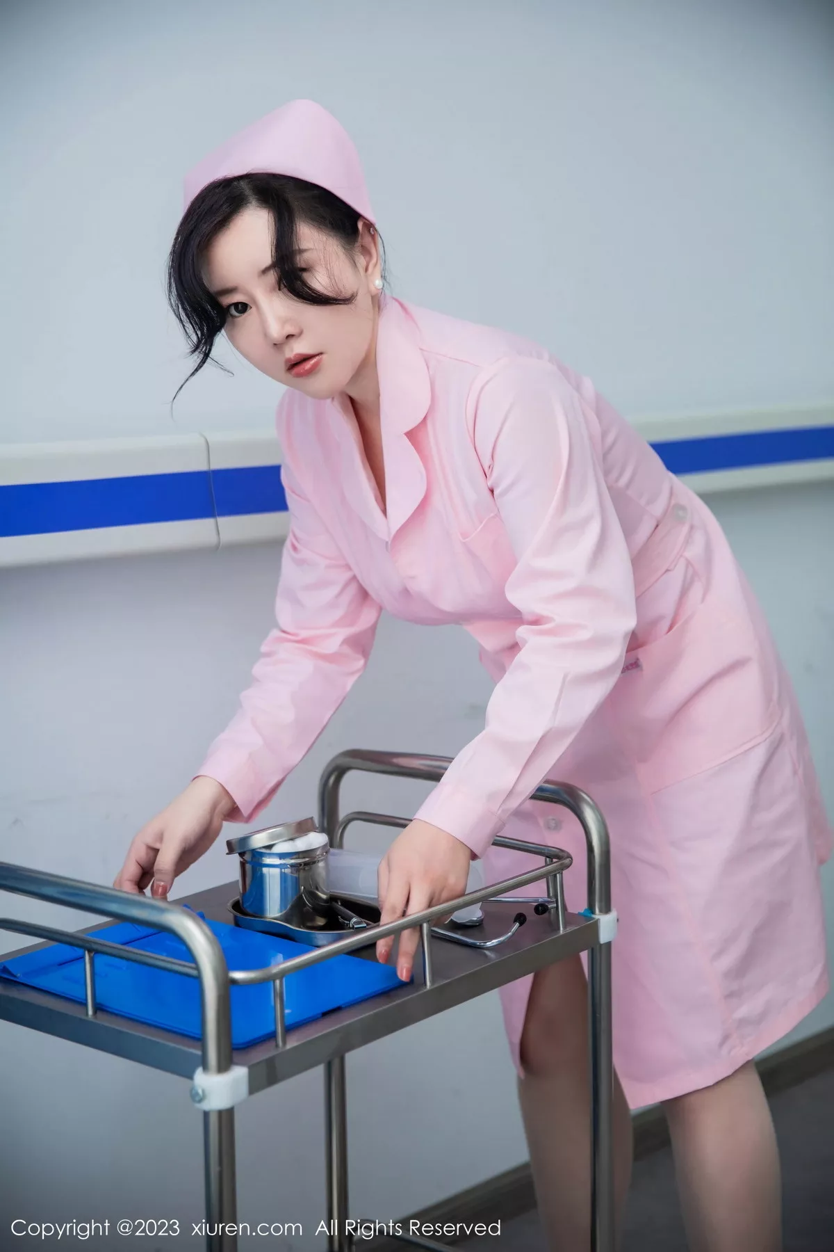 [XiuRen秀人网] 2023.08.08 No.7199 王婉悠Queen 护士服美臀 [81P] NO.4