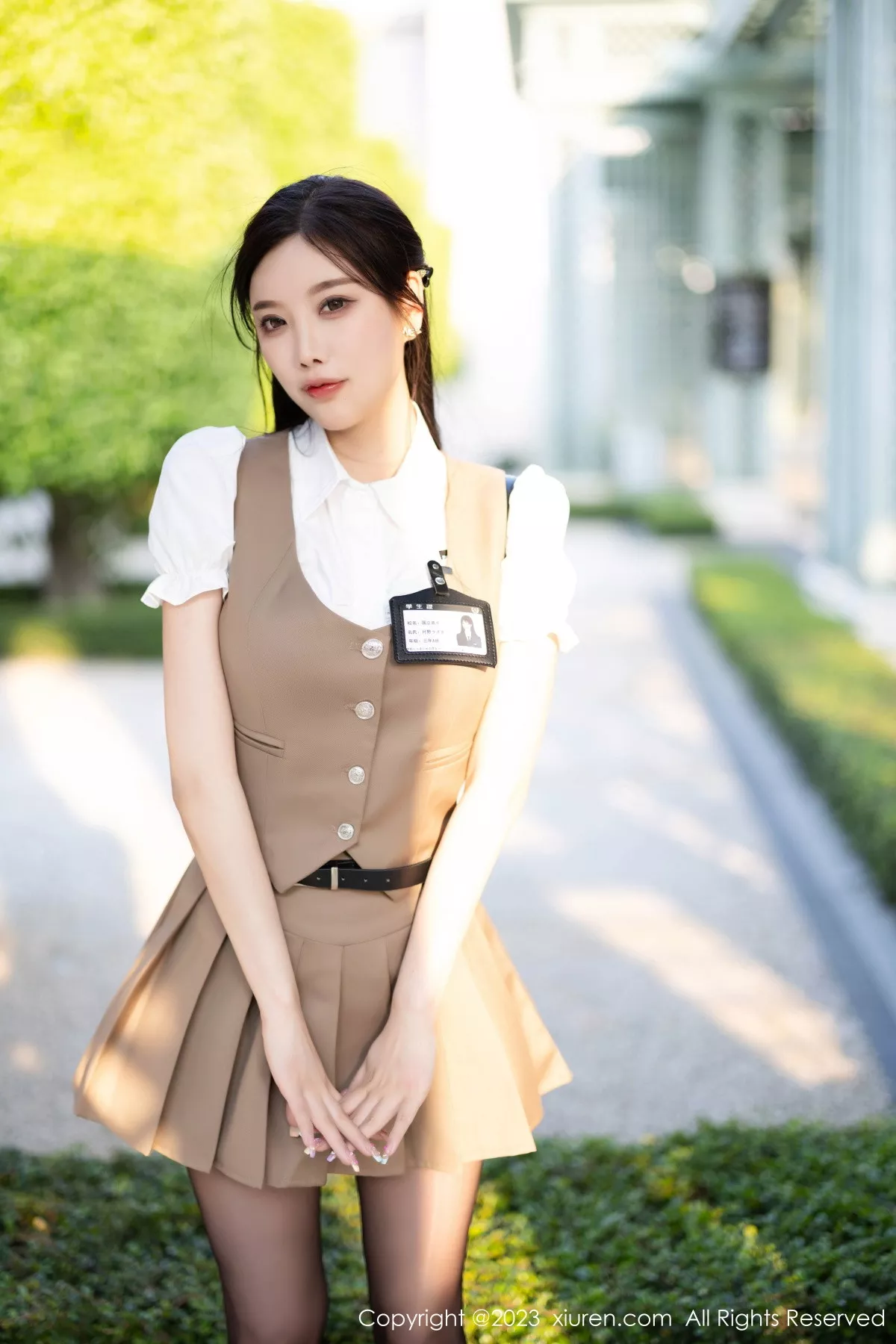 [XiuRen秀人网] 2023.08.08 No.7202 杨晨晨Yome 美臀黑丝 [90P] NO.5