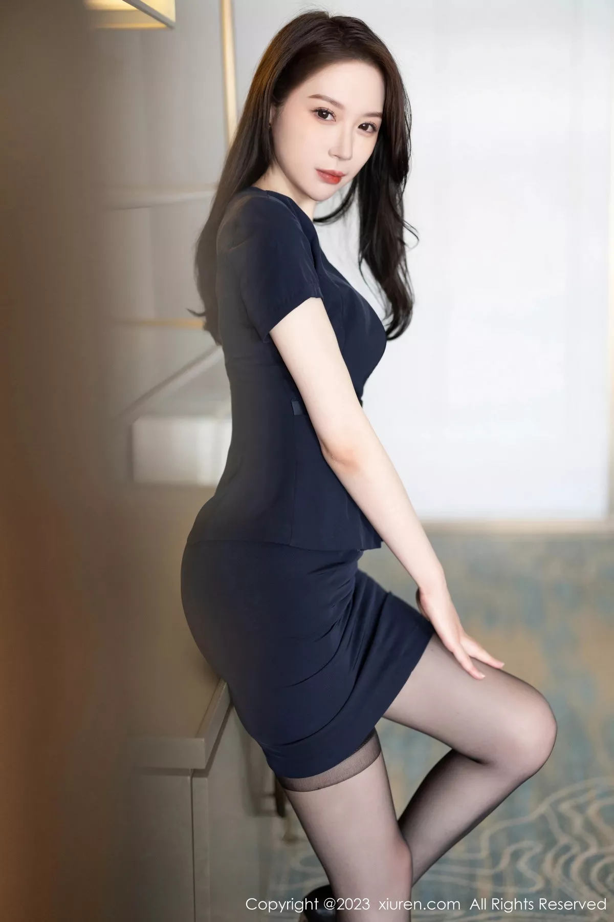 [XiuRen秀人网] 2023.08.10 No.7212 梦心玥 黑丝美腿 [83P] NO.8