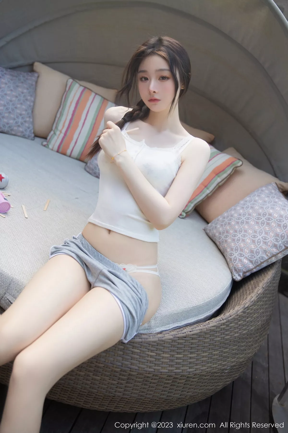 [XiuRen秀人网] 2023.08.11 No.7221 是小逗逗 妩媚美臀 [79P] NO.8