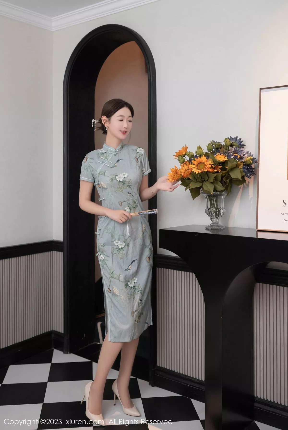 [XiuRen秀人网] 2023.08.14 No.7232 唐安琪 美腿旗袍 [76P] NO.2