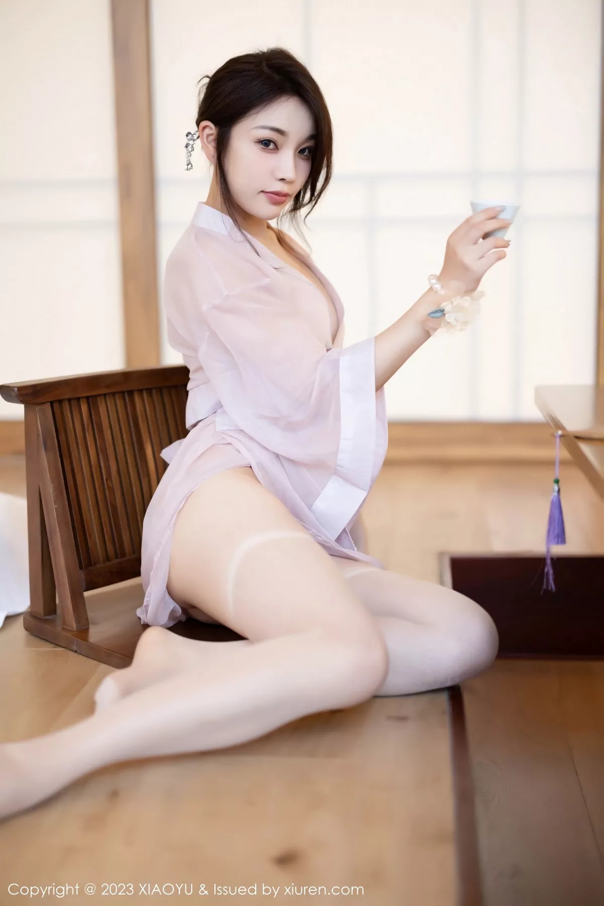 [XIAOYU语画界] 2023.07.24 VOL.1076 徐莉芝Booty 轻透薄纱 [84P] NO.7