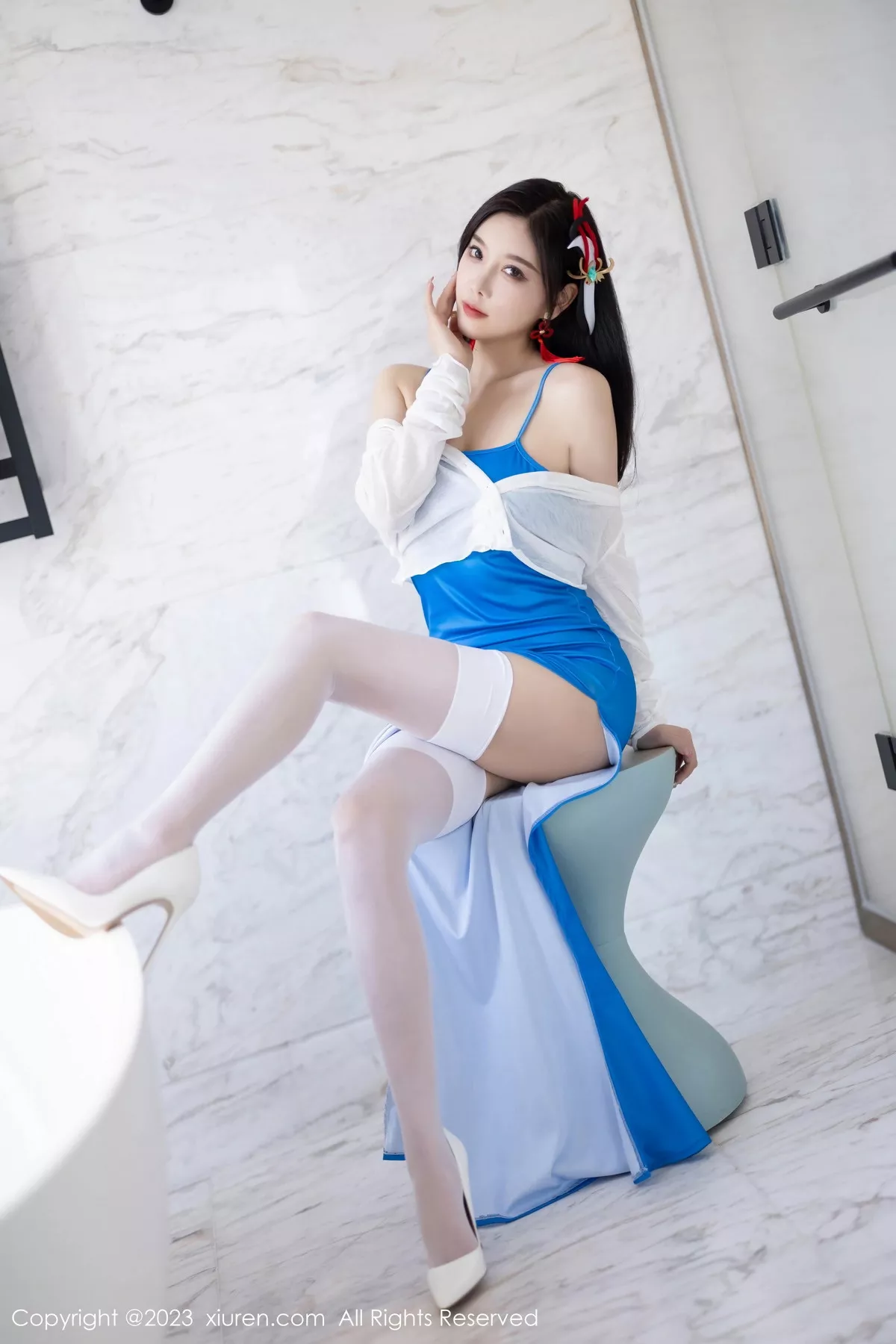 [XiuRen秀人网] 2023.07.25 No.7135 杨晨晨Yome 浙江安吉旅拍 [84P] NO.12