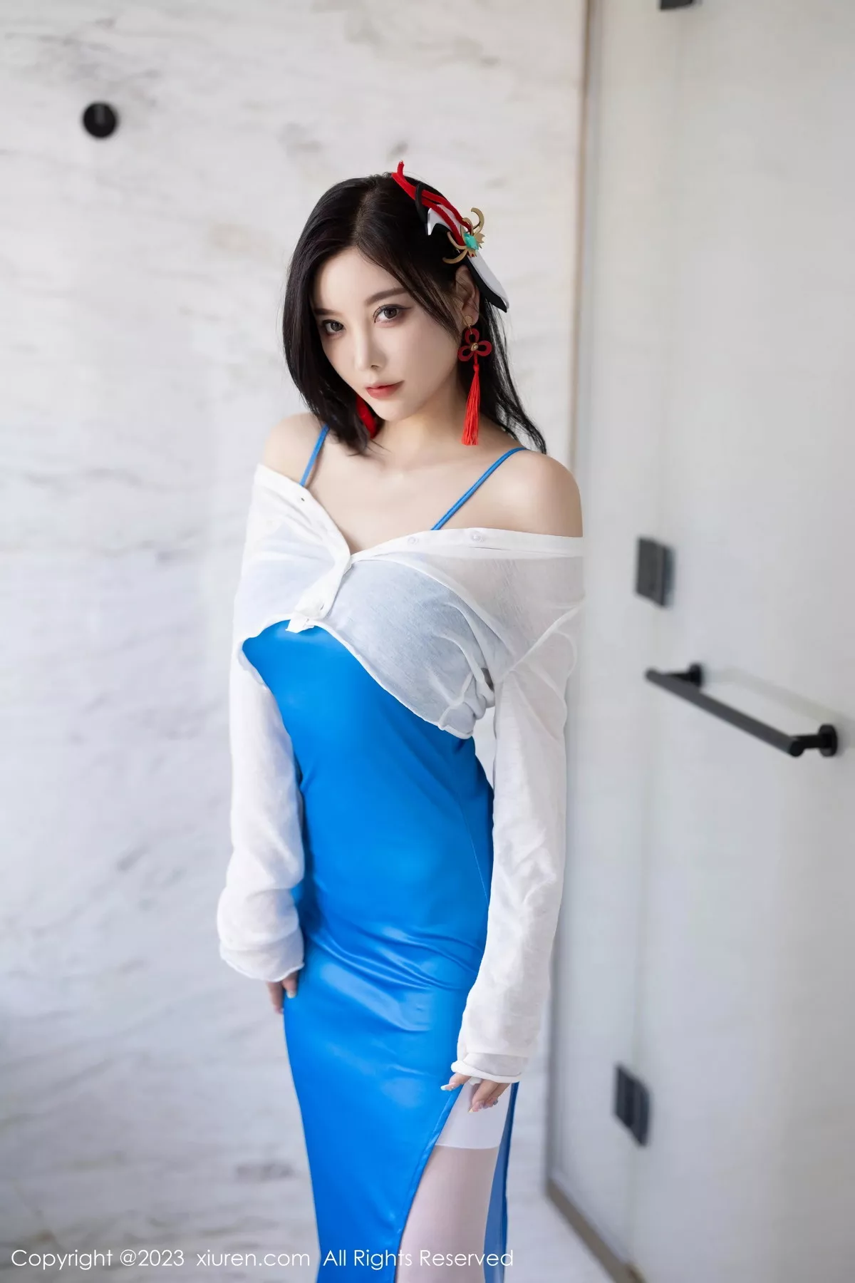 [XiuRen秀人网] 2023.07.25 No.7135 杨晨晨Yome 浙江安吉旅拍 [84P] NO.2