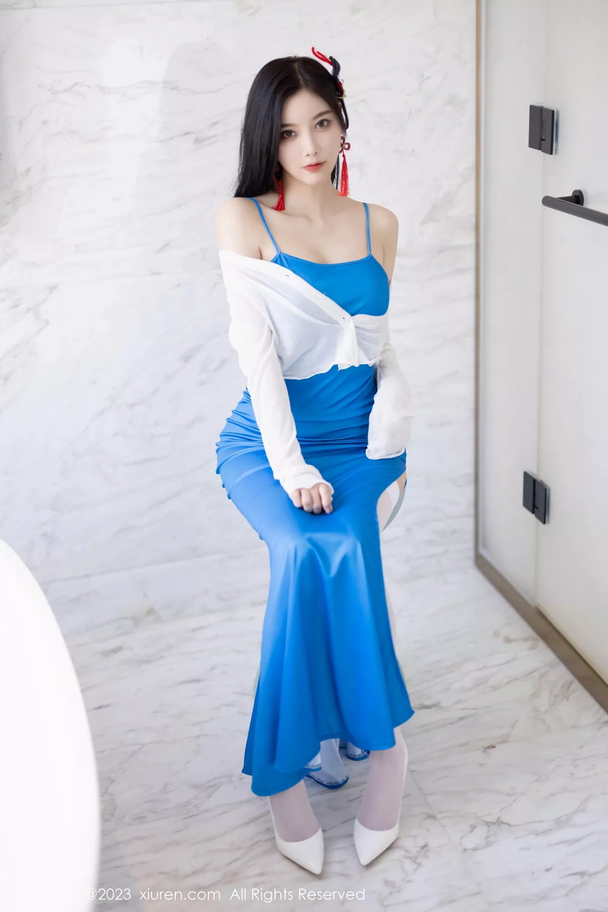 [XiuRen秀人网] 2023.07.25 No.7135 杨晨晨Yome 浙江安吉旅拍 [84P] NO.9