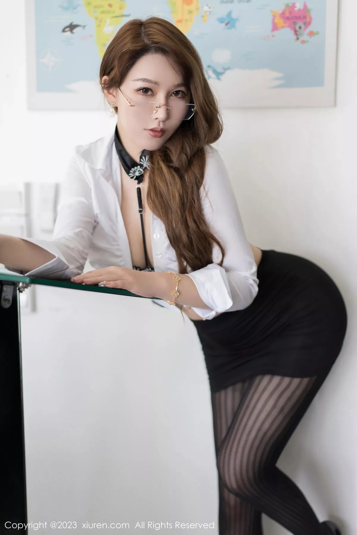 [XiuRen秀人网] 2023.07.27 No.7144 尤妮丝Egg 短裙美臀 [62P] NO.9