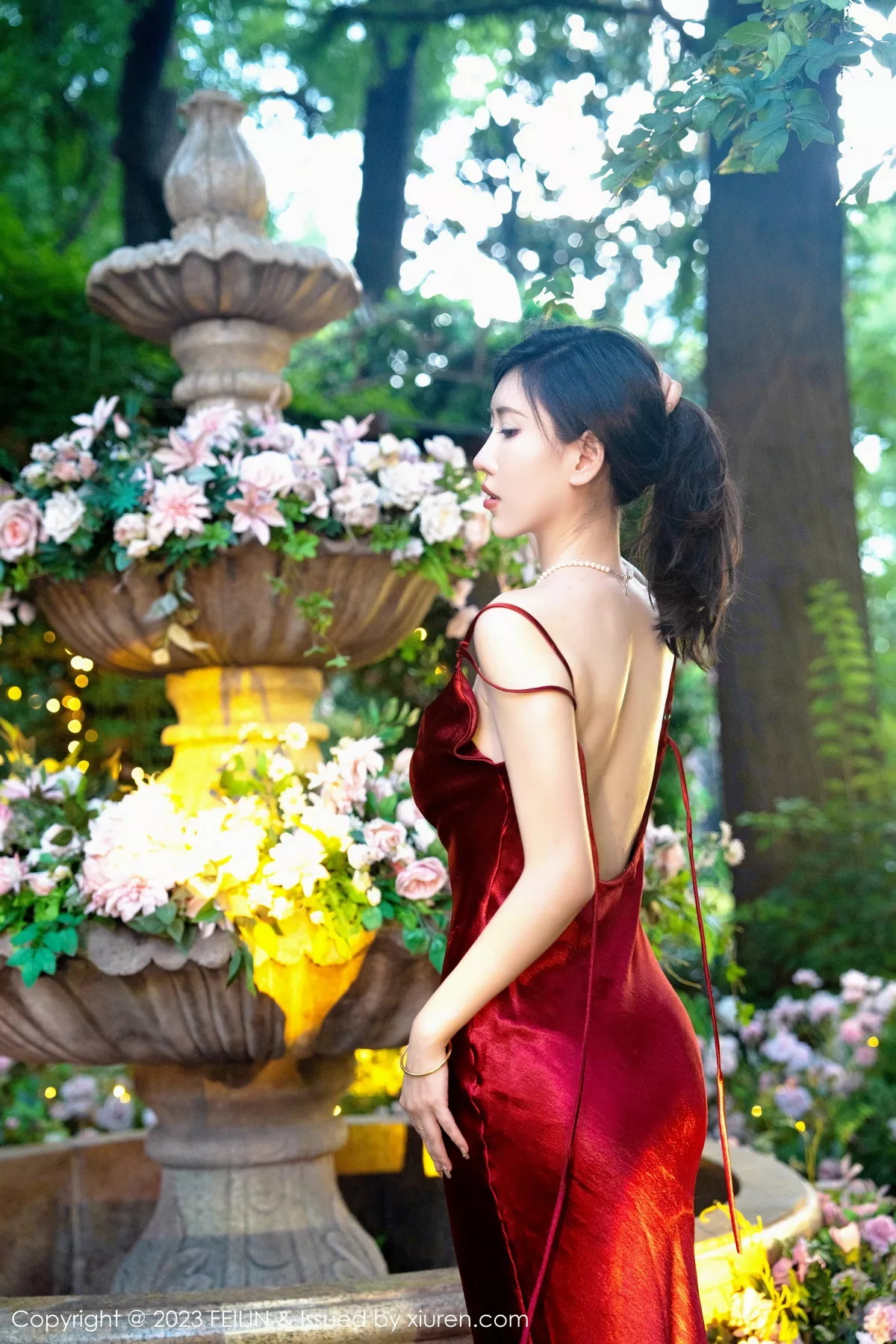 [FEILIN嗲囡囡] 2023.08.29 VOL.467 章芃芃 长裙美腿 [71P] NO.7