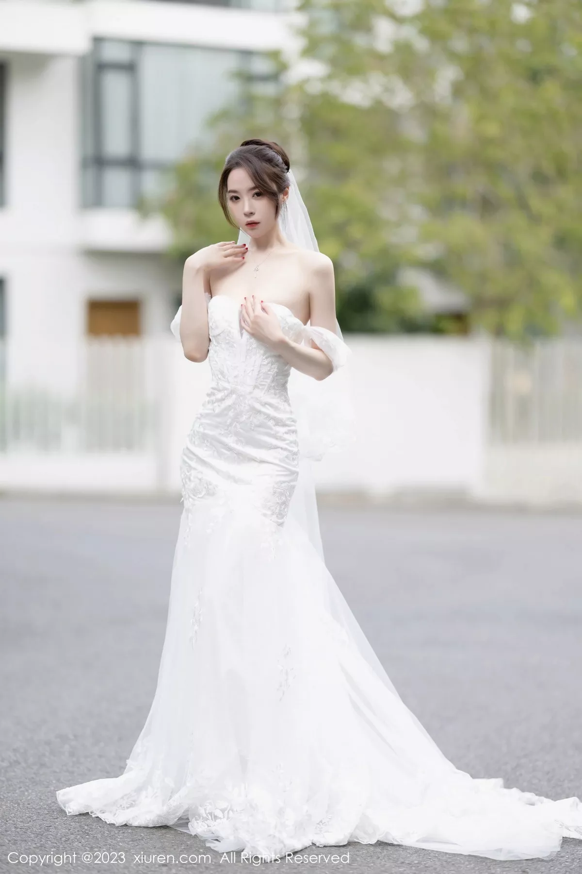 [XiuRen秀人网] 2023.08.30 No.7310 梦心玥 婚纱美腿 [83P] NO.3