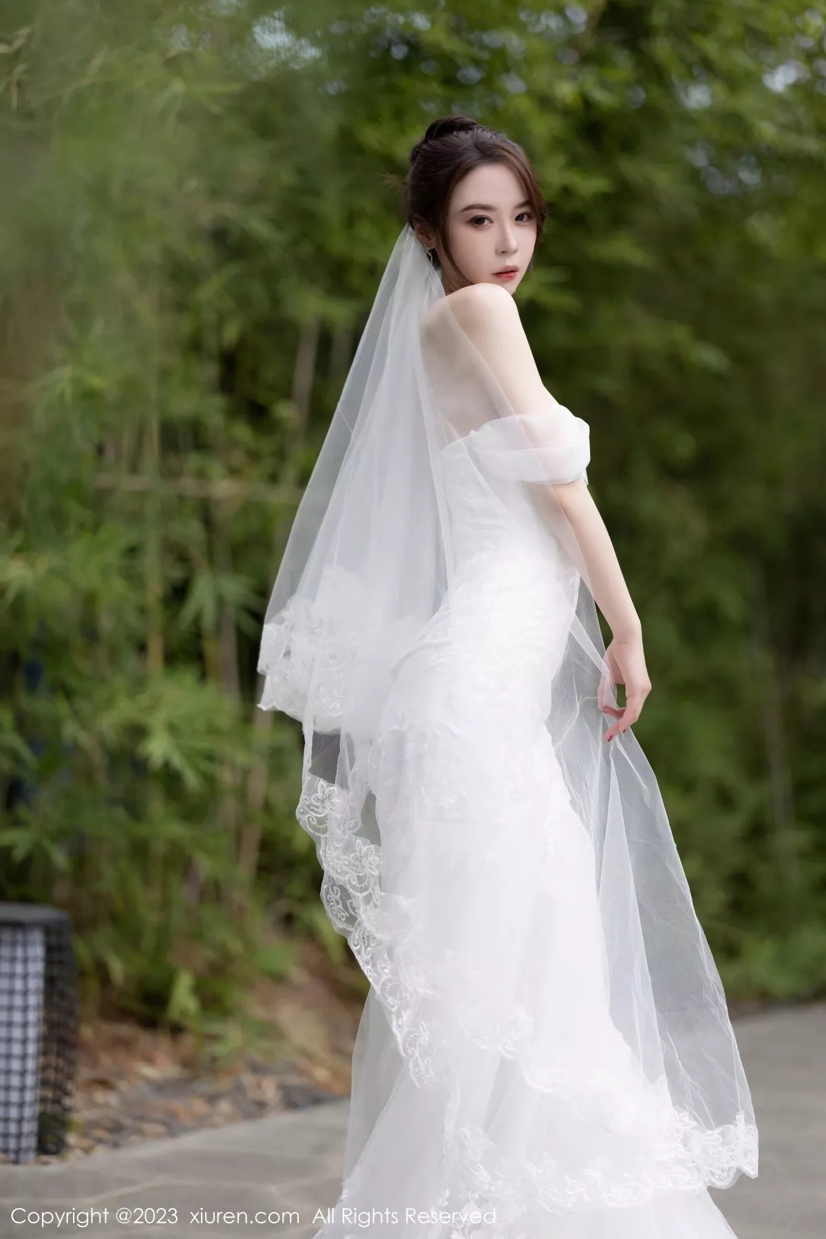 [XiuRen秀人网] 2023.08.30 No.7310 梦心玥 婚纱美腿 [83P] NO.9