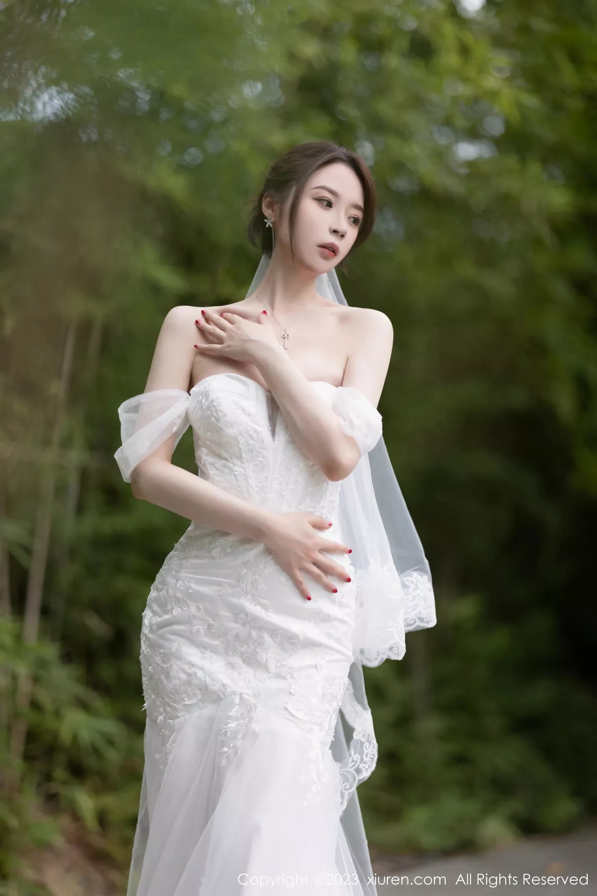 [XiuRen秀人网] 2023.08.30 No.7310 梦心玥 婚纱美腿 [83P] NO.8