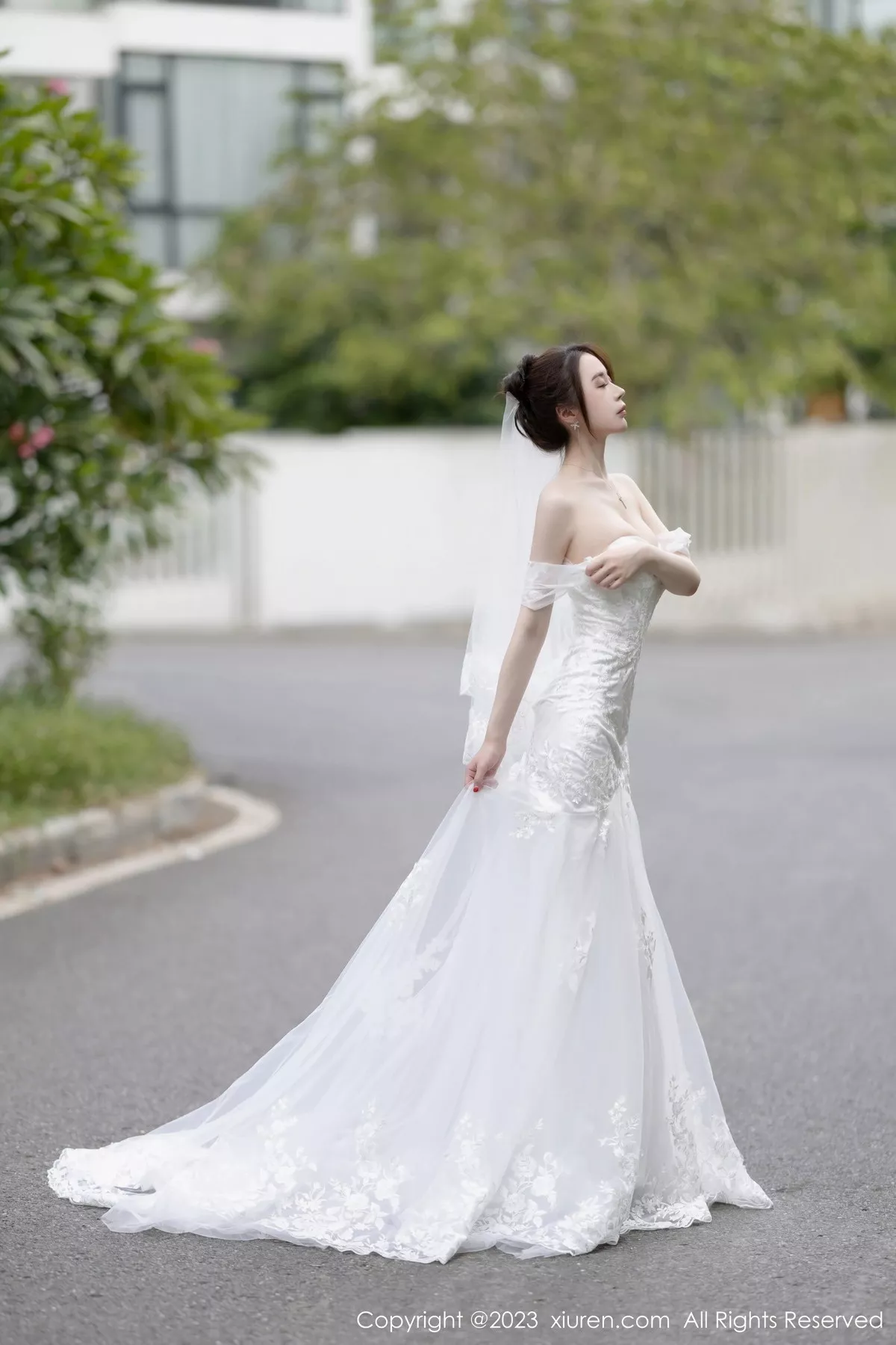 [XiuRen秀人网] 2023.08.30 No.7310 梦心玥 婚纱美腿 [83P] NO.4