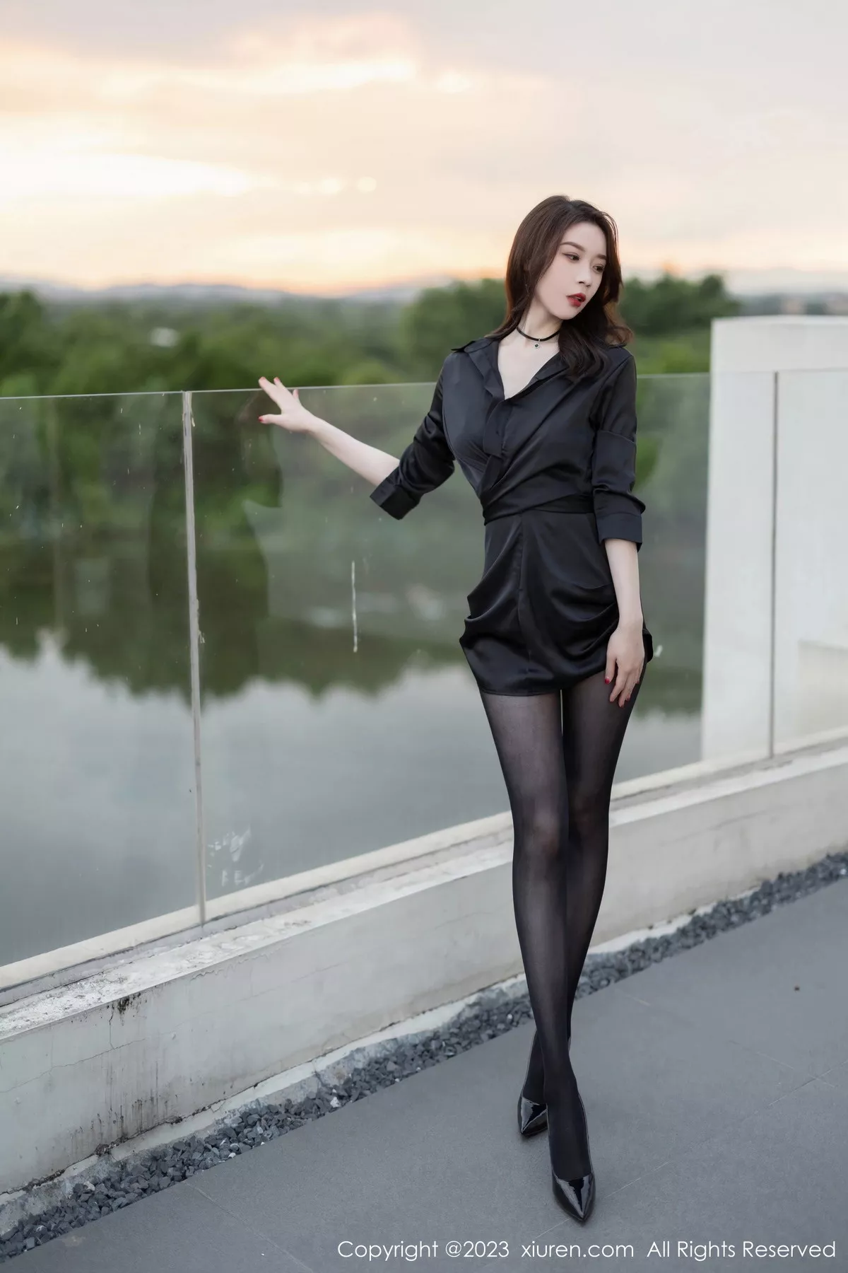 [XiuRen秀人网] 2023.09.04 No.7332 梦心玥 黑丝美腿 [84P] NO.10