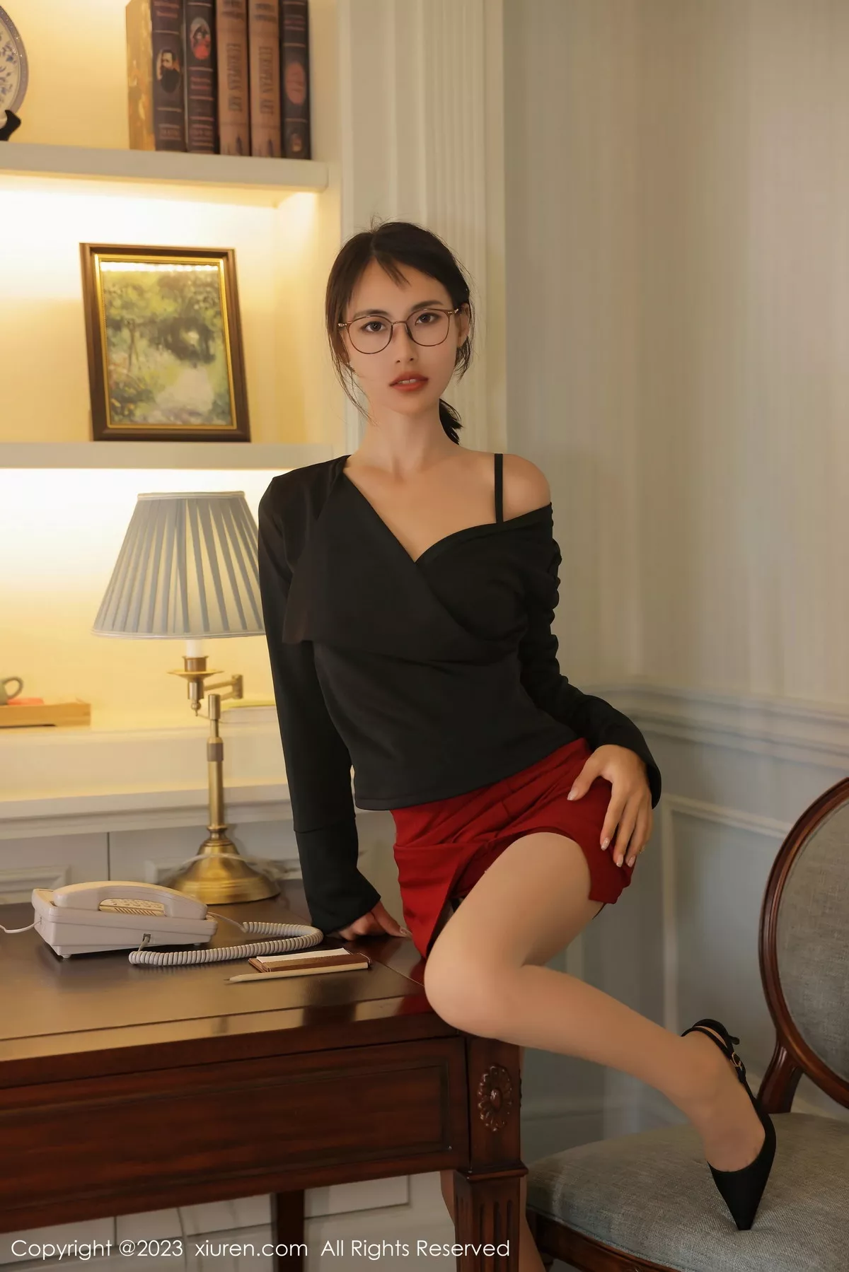 [XiuRen秀人网] 2023.09.05 No.7336 Lingyu69 短裙美腿 [60P] NO.9