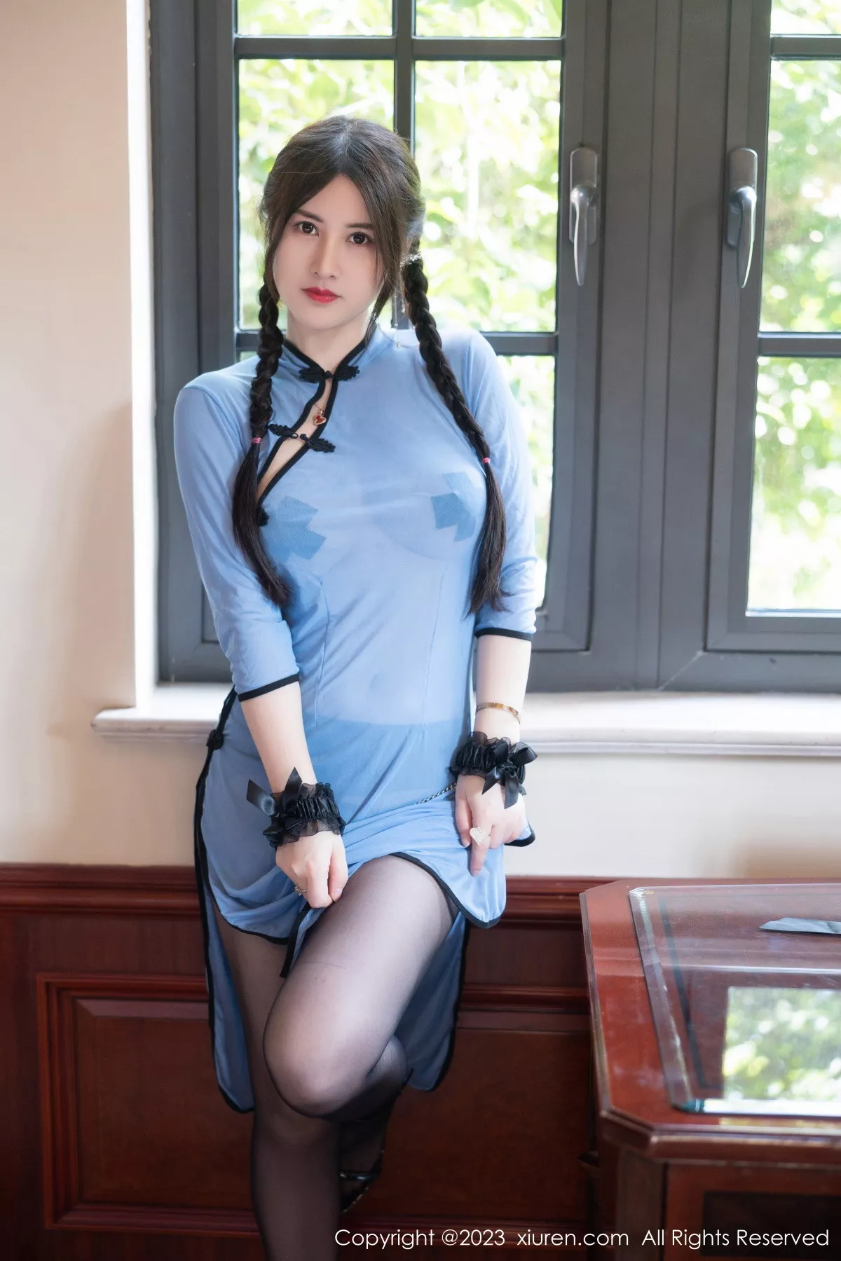 [XiuRen秀人网] 2023.09.08 No.7357 诗诗kiki 旗袍美腿 [84P] NO.6