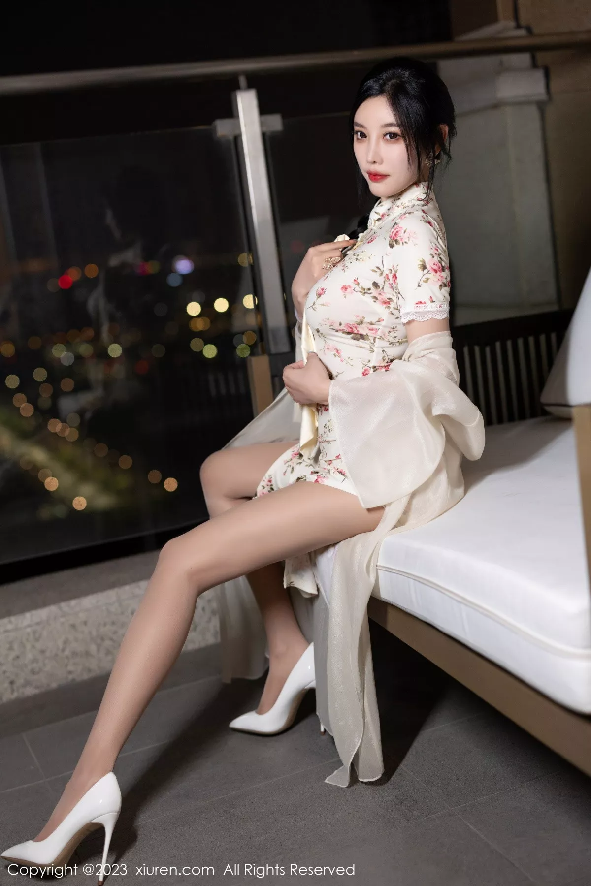 [XiuRen秀人网] 2023.09.08 No.7363 杨晨晨Yome 旗袍美腿 [86P] NO.12