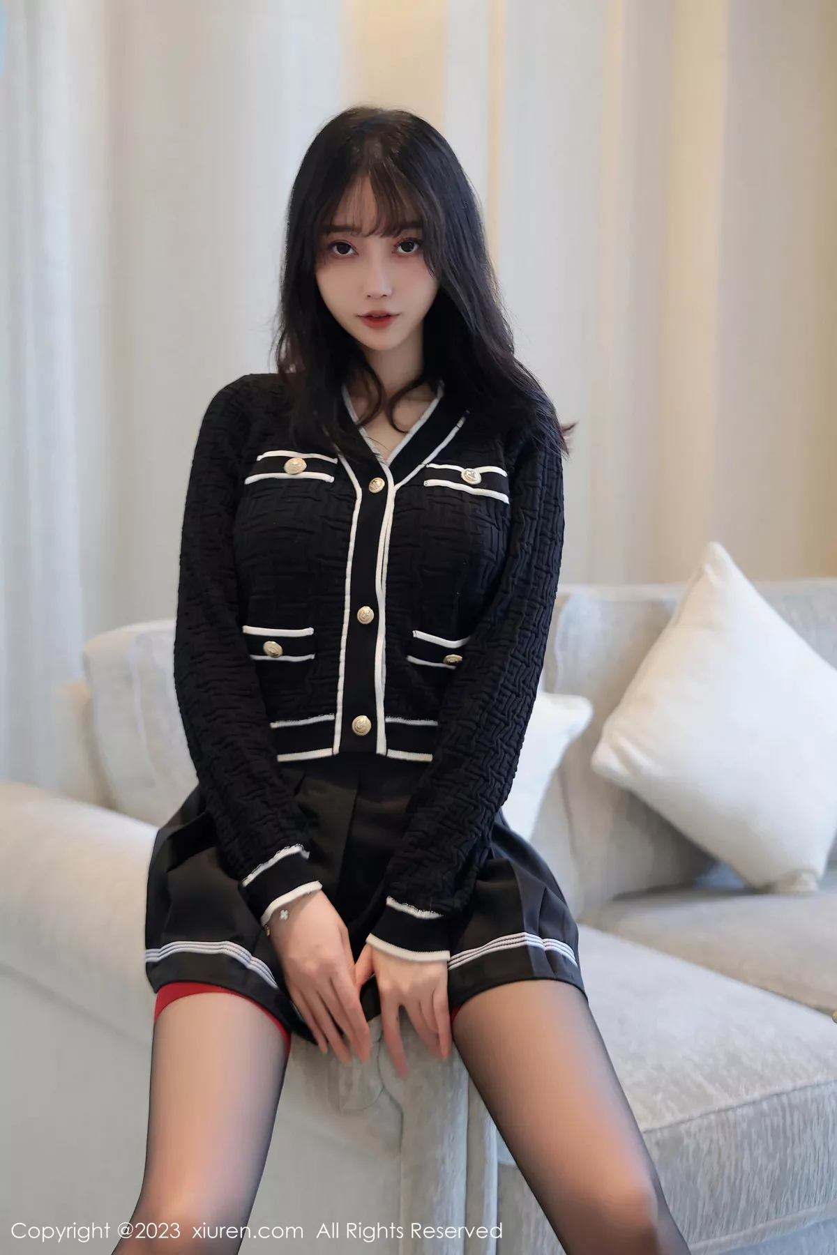 [XiuRen秀人网] 2023.08.25 No.7287 玥儿玥er 黑丝美腿 [82P] NO.8