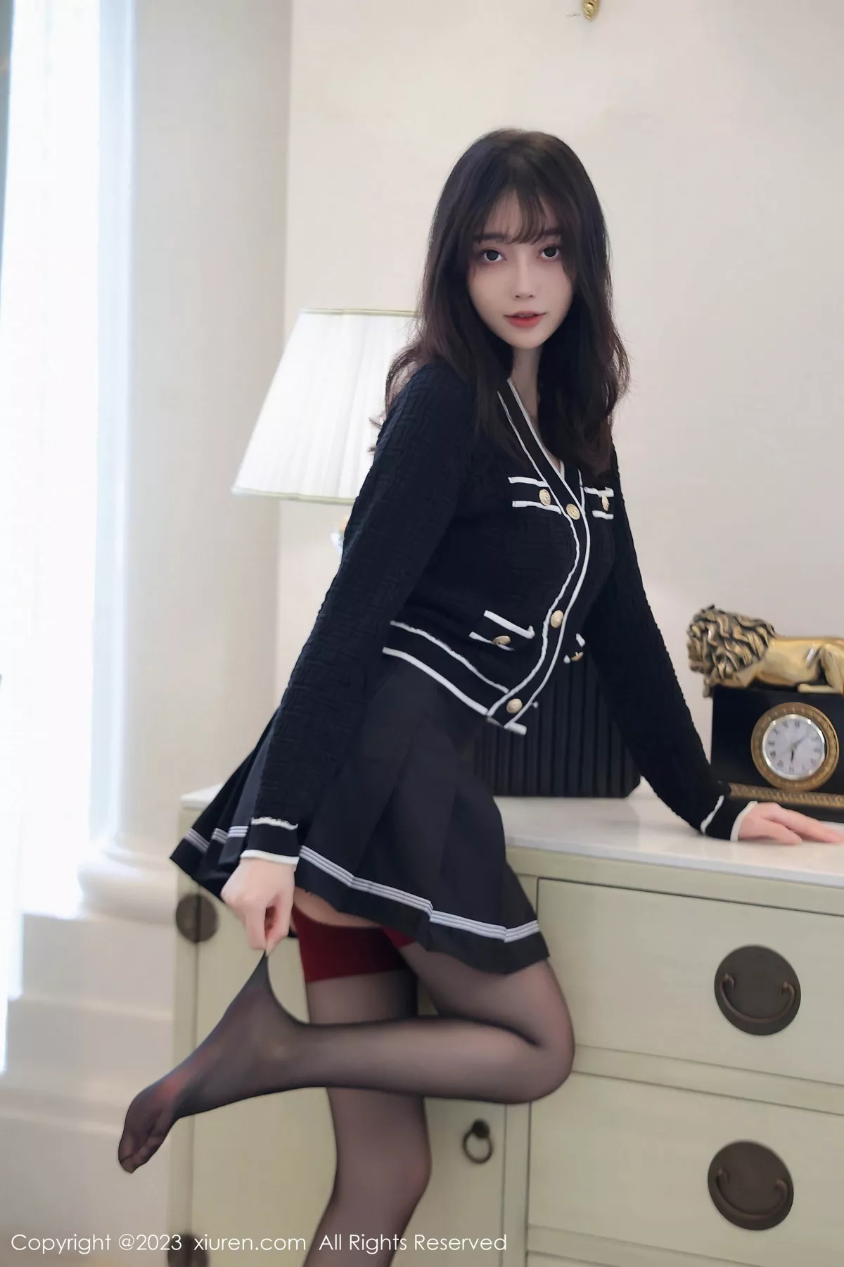 [XiuRen秀人网] 2023.08.25 No.7287 玥儿玥er 黑丝美腿 [82P] NO.4