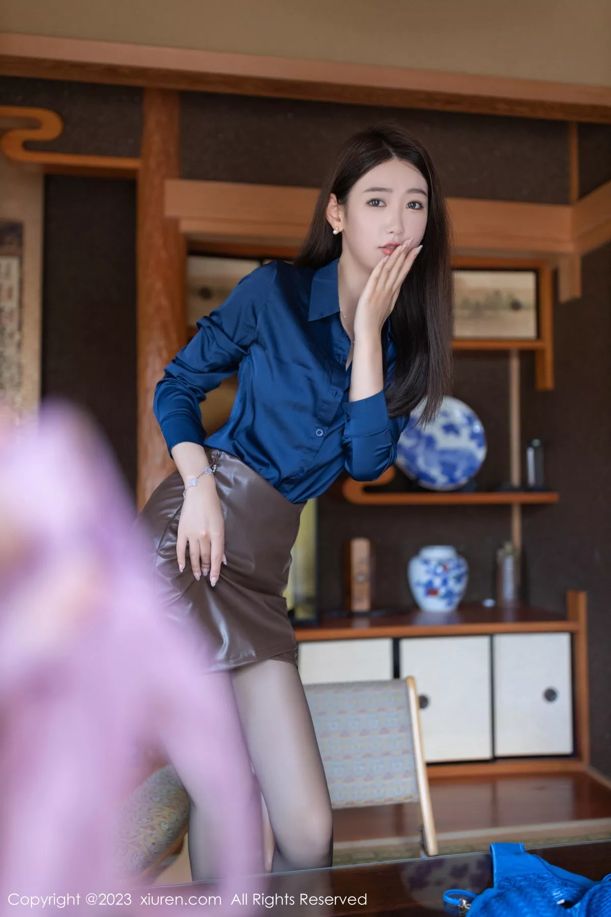 [XiuRen秀人网] 2023.09.25 No.7439 唐安琪 黑丝美腿 [78P] NO.10