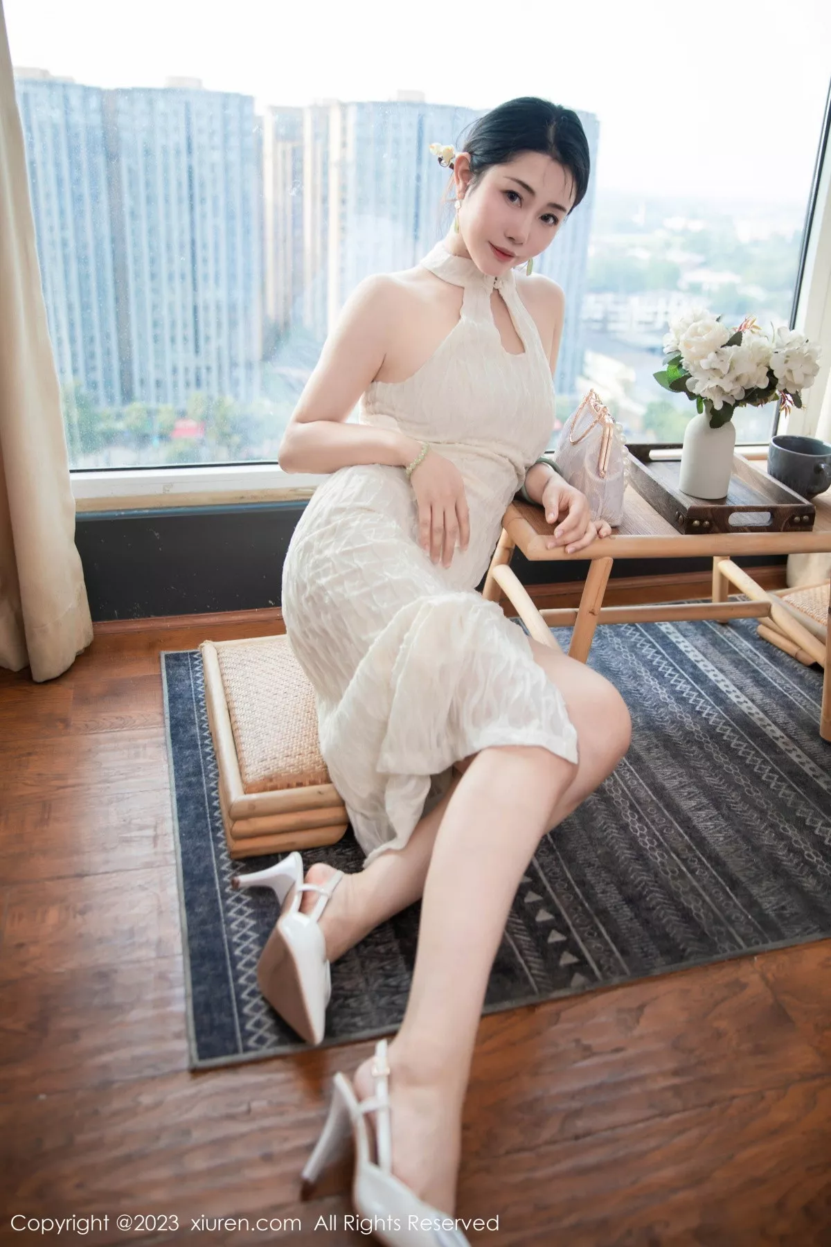 [XiuRen秀人网] 2023.09.25 No.7435 严利娅Yuliya 旗袍美臀 [71P] NO.3