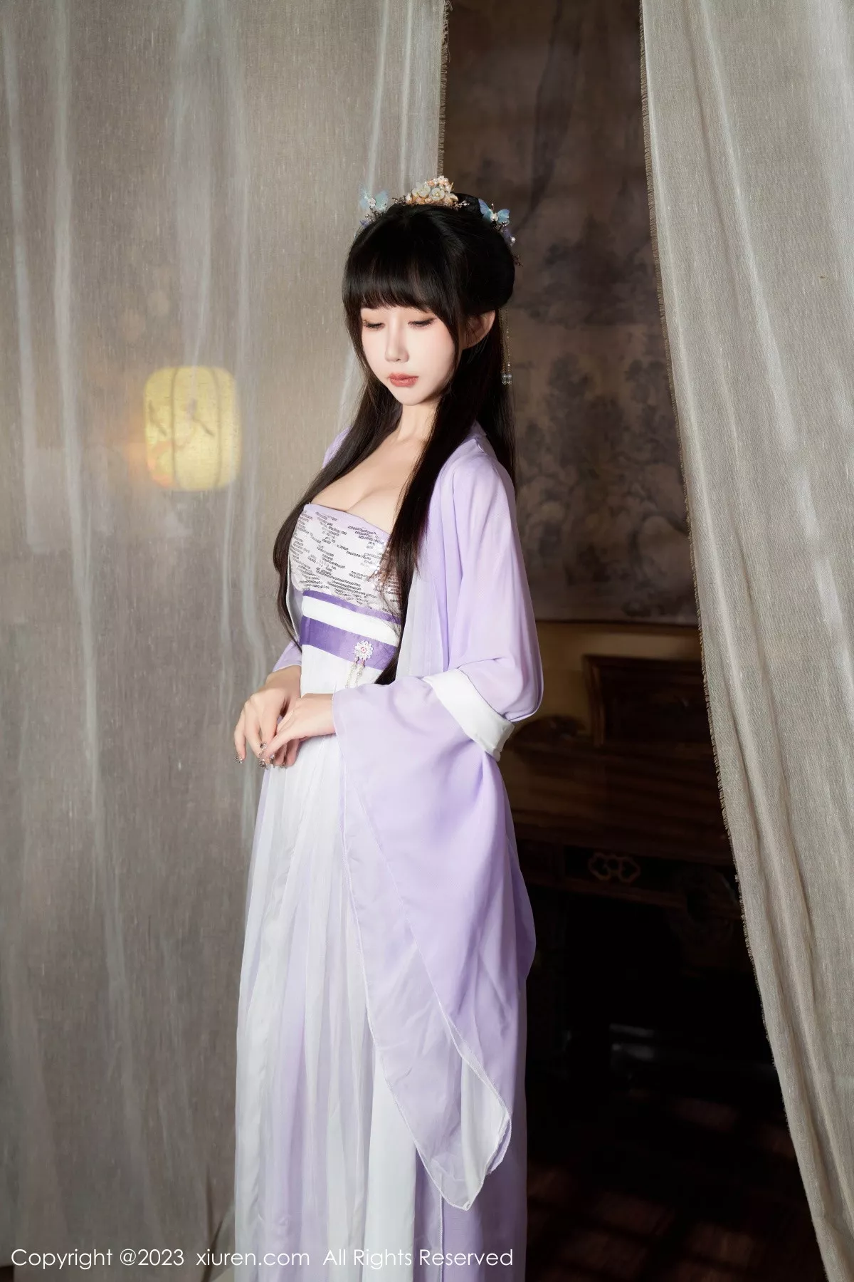 [XiuRen秀人网] 2023.09.26 No.7442 波巧酱 古装美腿 [85P] NO.9