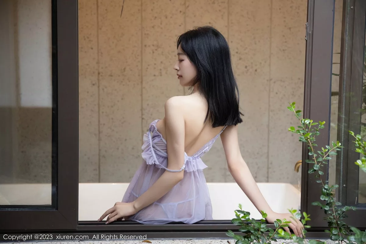 [XiuRen秀人网] 2023.09.27 No.7451 糖豆sisi 睡裙美腿 [56P] NO.5