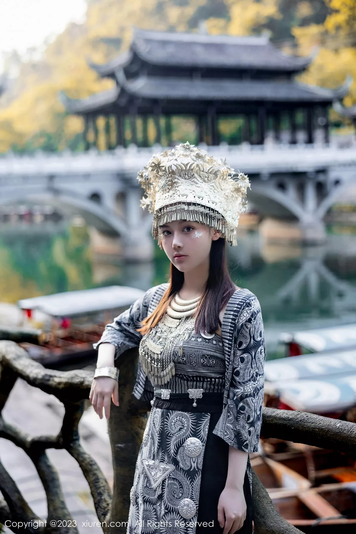 [XiuRen秀人网] 2023.09.27 No.7448 豆瓣酱 苗族服饰 [82P] NO.6