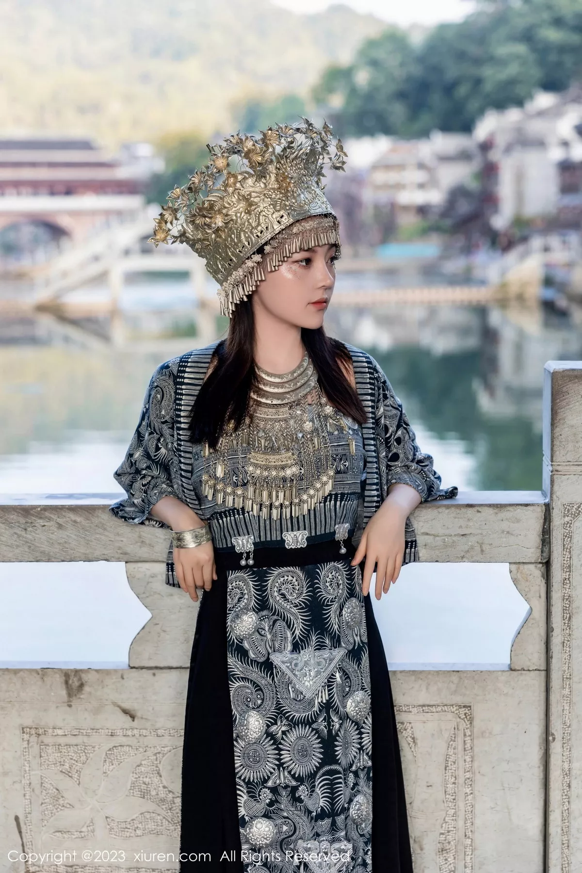 [XiuRen秀人网] 2023.09.27 No.7448 豆瓣酱 苗族服饰 [82P] NO.12