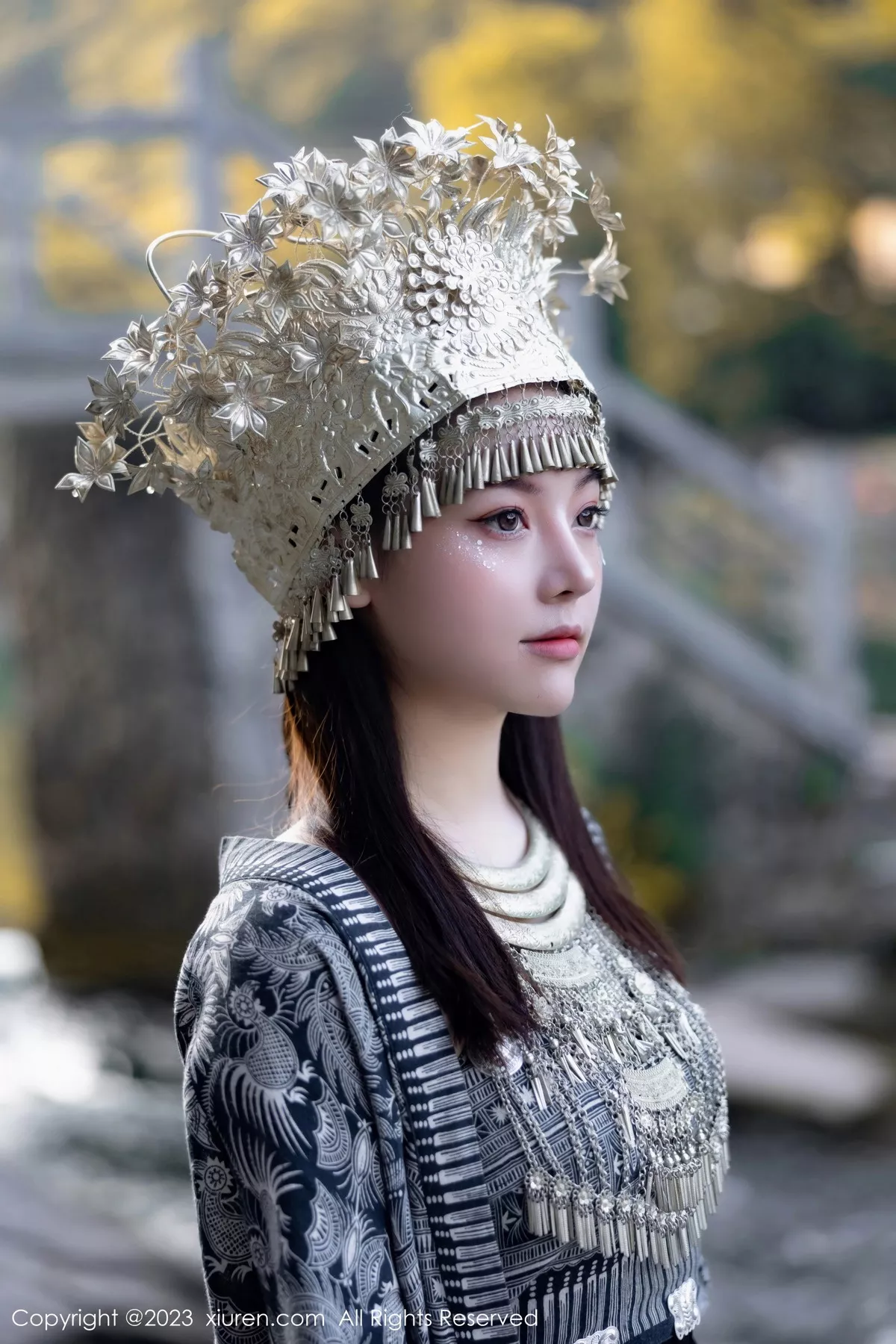 [XiuRen秀人网] 2023.09.27 No.7448 豆瓣酱 苗族服饰 [82P] NO.2