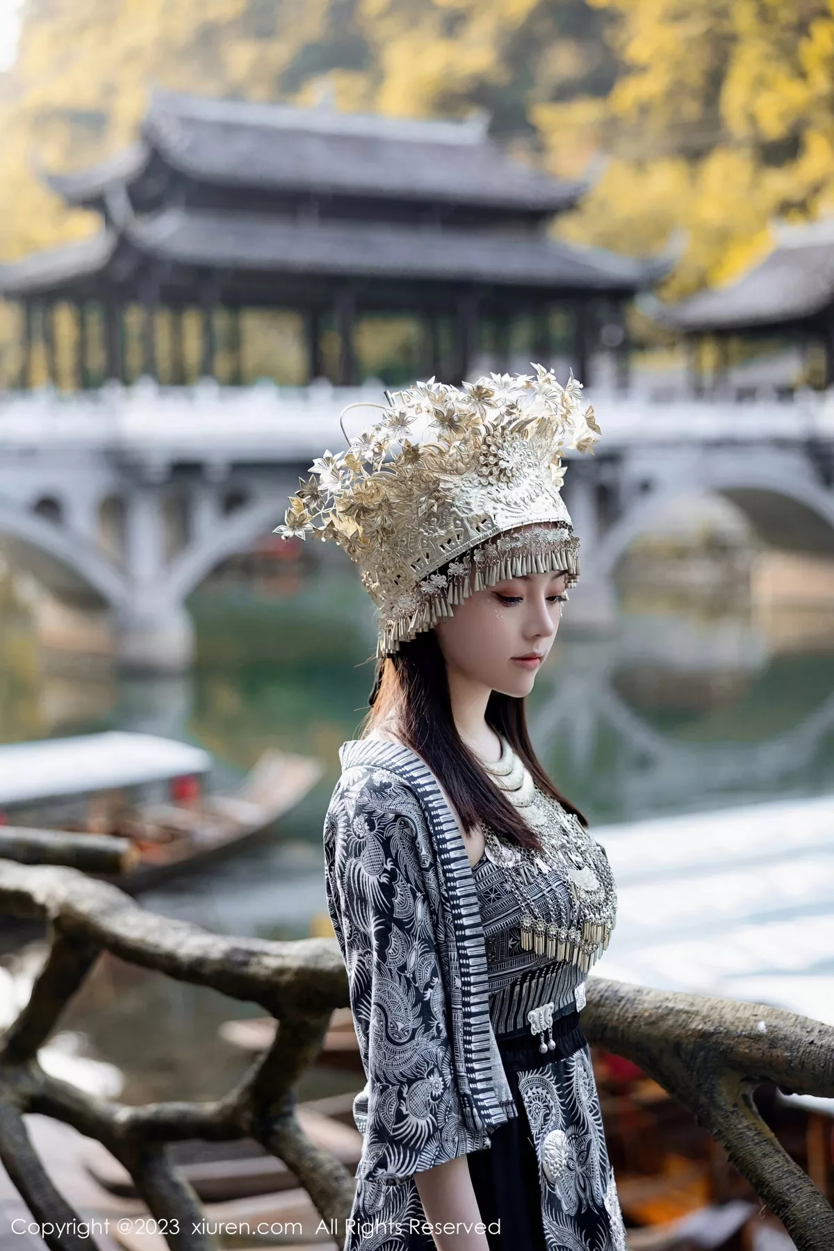 [XiuRen秀人网] 2023.09.27 No.7448 豆瓣酱 苗族服饰 [82P] NO.5